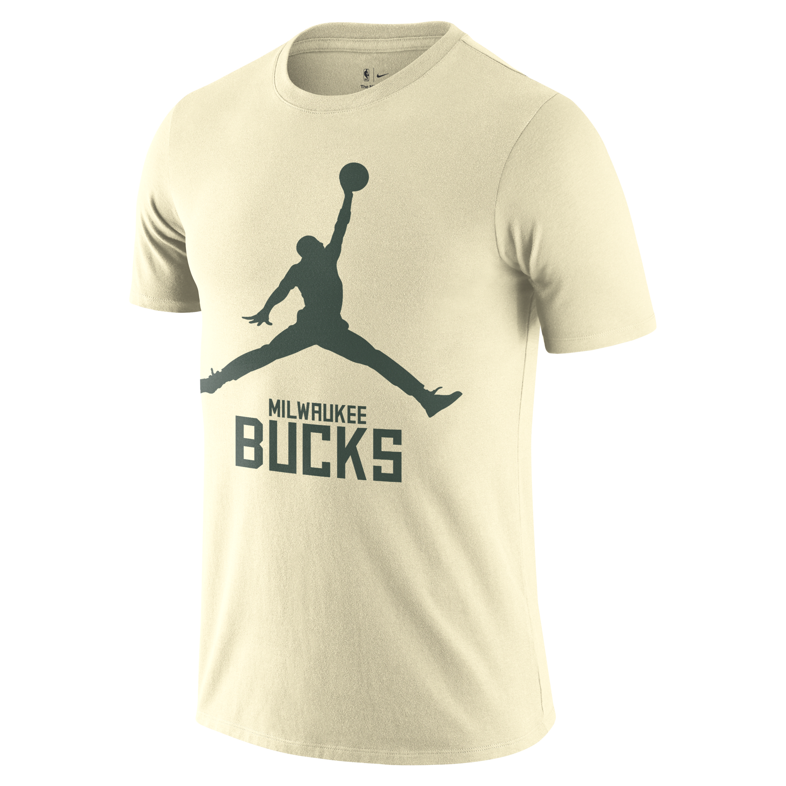Jordan Men's Milwaukee Bucks Essential  Nba T-shirt In Brown