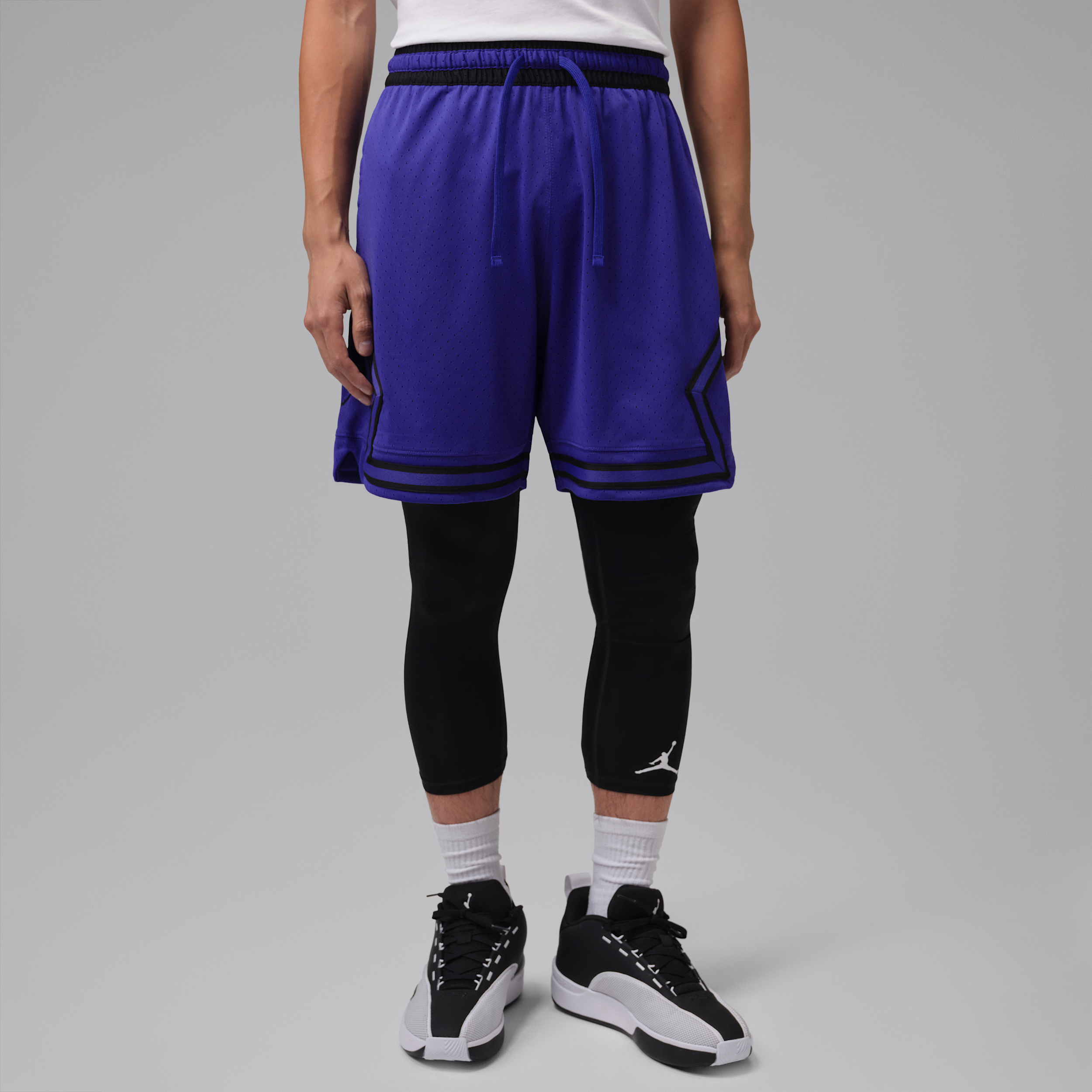 Men's Jordan Sport Dri-FIT 7" Mesh Diamond Shorts in Blue | HF9910-432