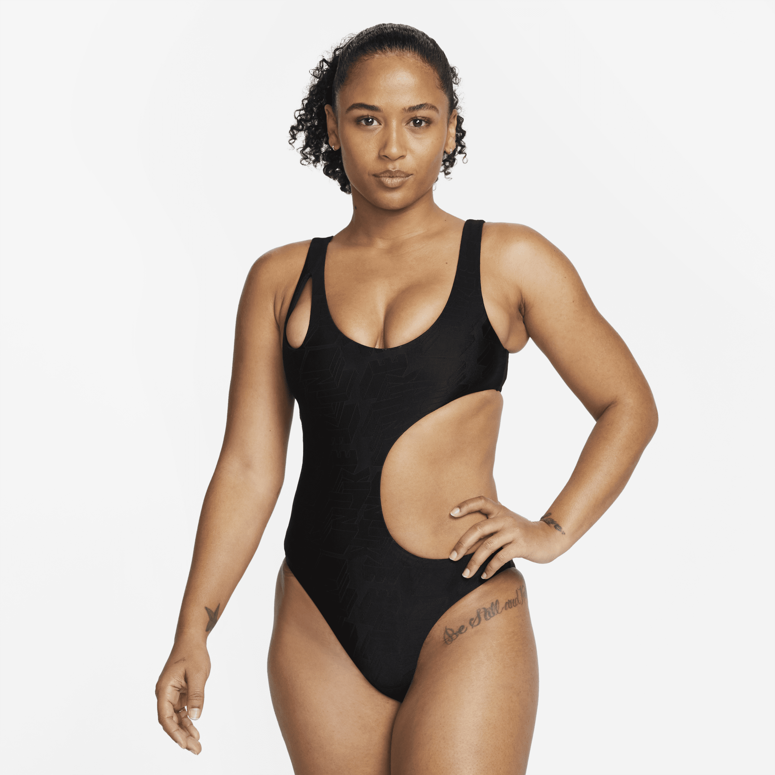 Nike Women's 1-piece Swimsuit In Black