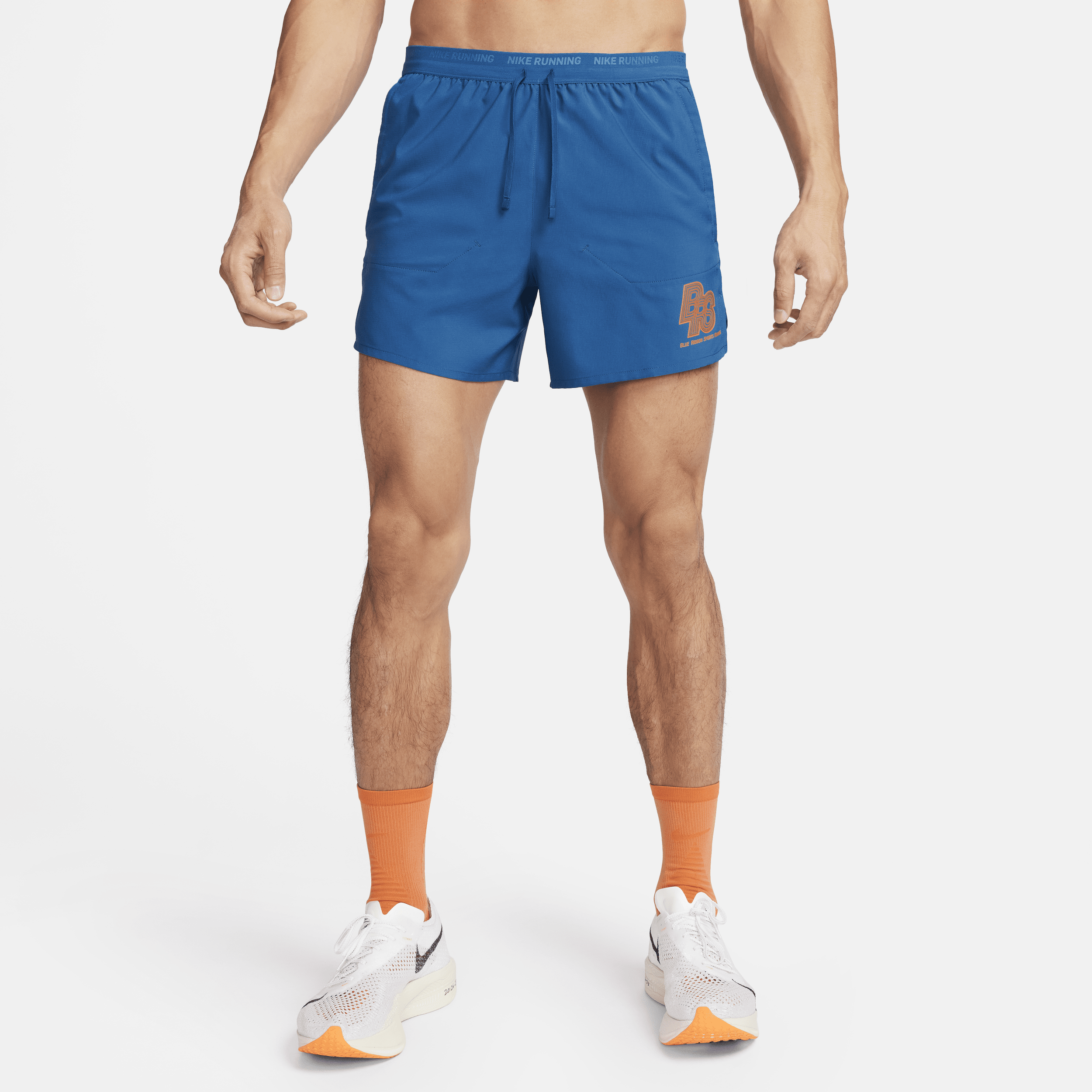 Shop Nike Men's Running Energy Stride 5" Brief-lined Running Shorts In Blue