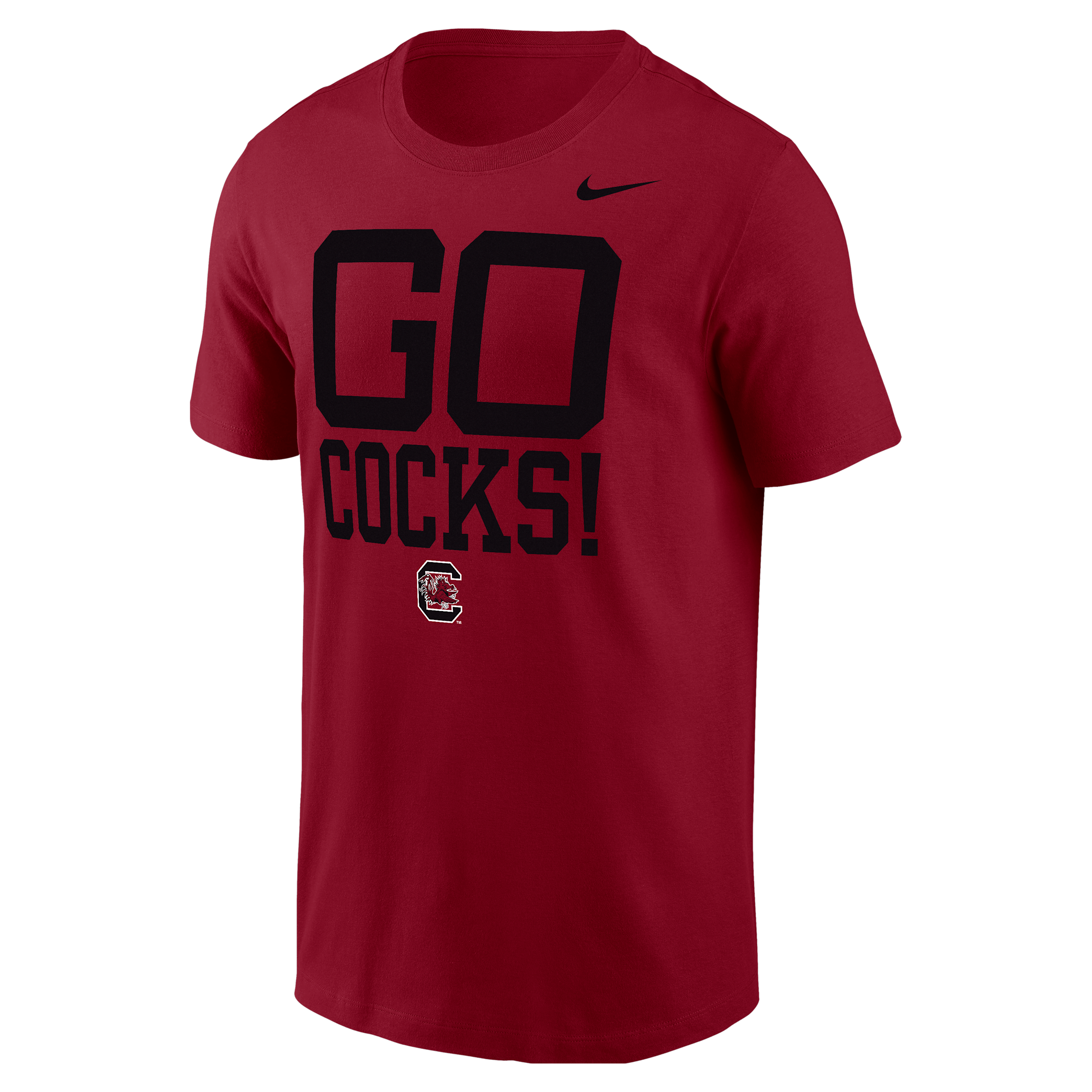 Nike Men's College (South Carolina Gamecocks) Short-Sleeve T-Shirt in Red | M11332P963SCAR-CRM