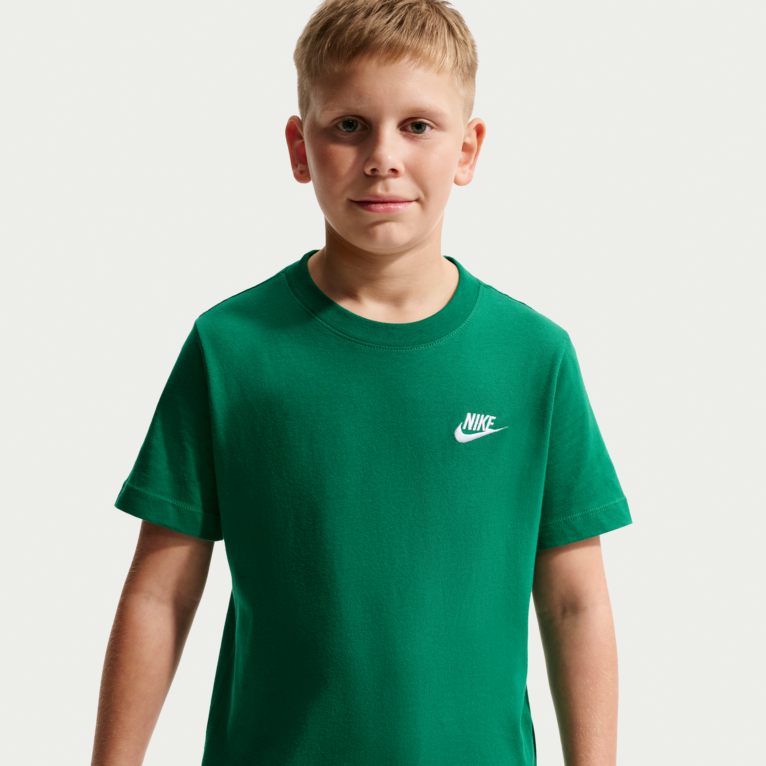Nike Sportswear Big Kids' T-Shirt in Green | FZ5177-365