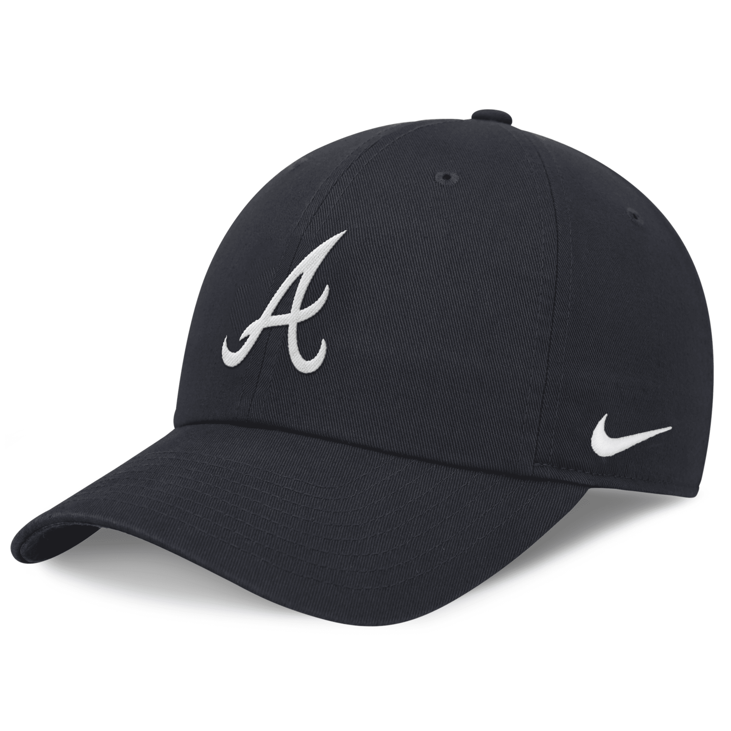Nike Atlanta Braves Evergreen Club  Men's Mlb Adjustable Hat In Blue