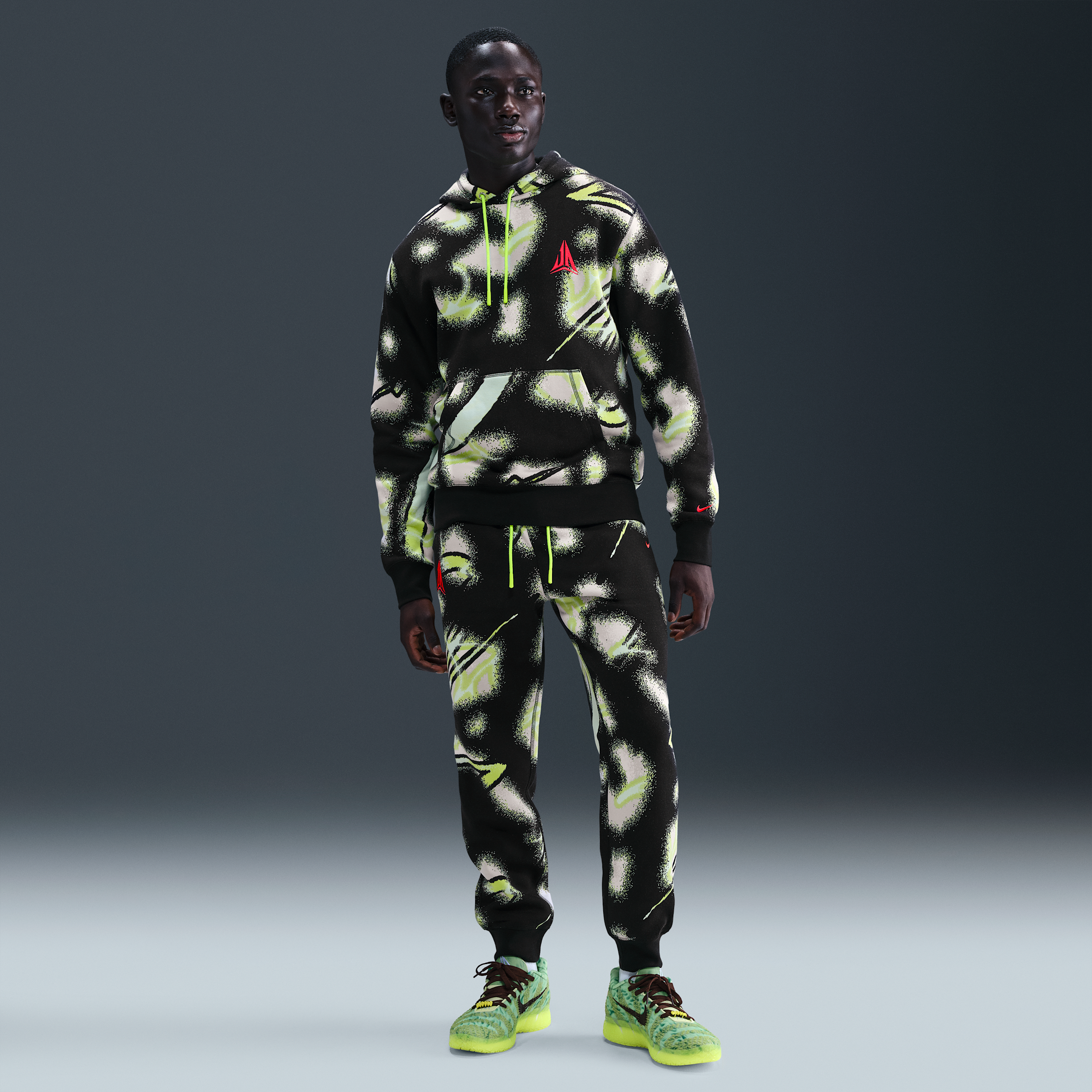 Nike Men's Ja Club Fleece Basketball Jogger Pants In Multi
