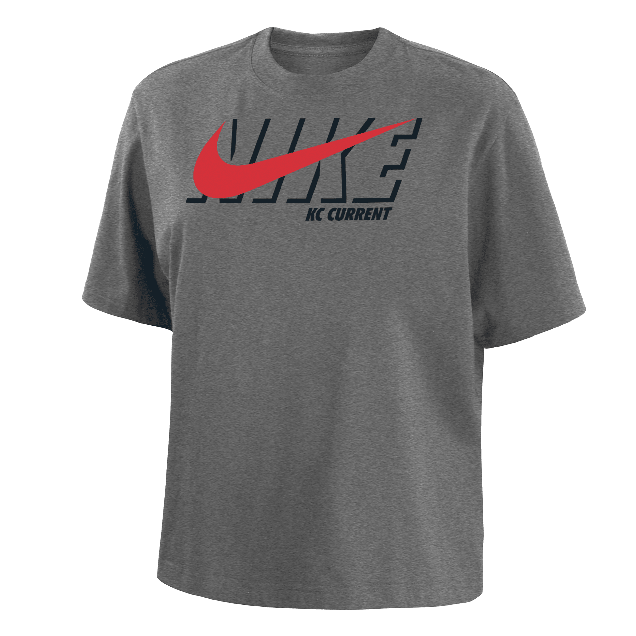 Nike Kansas City Current  Women's Soccer T-shirt In Grey