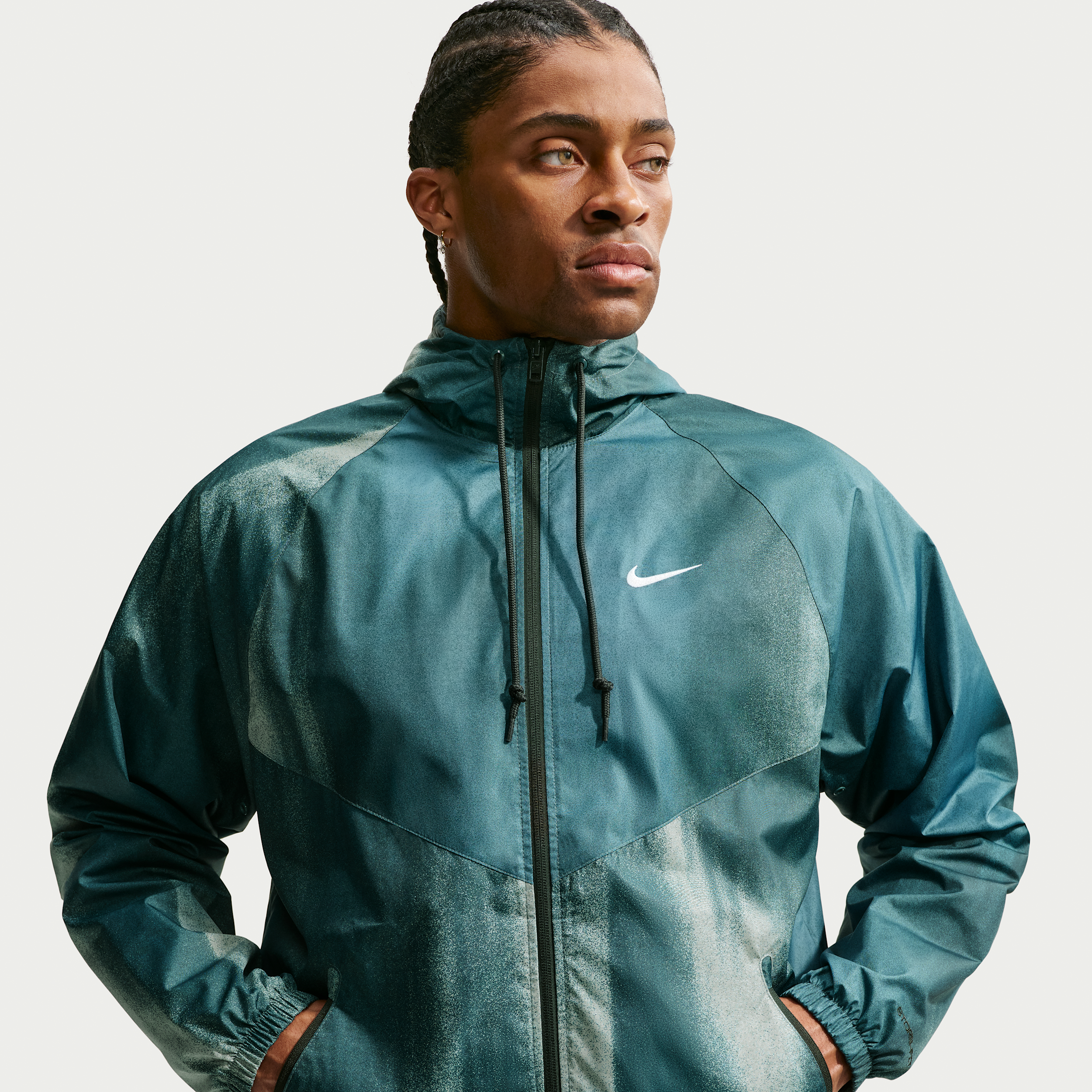 Nike Men's Windrunner "Sunset" Lined Jacket in Grey | IR4507-384