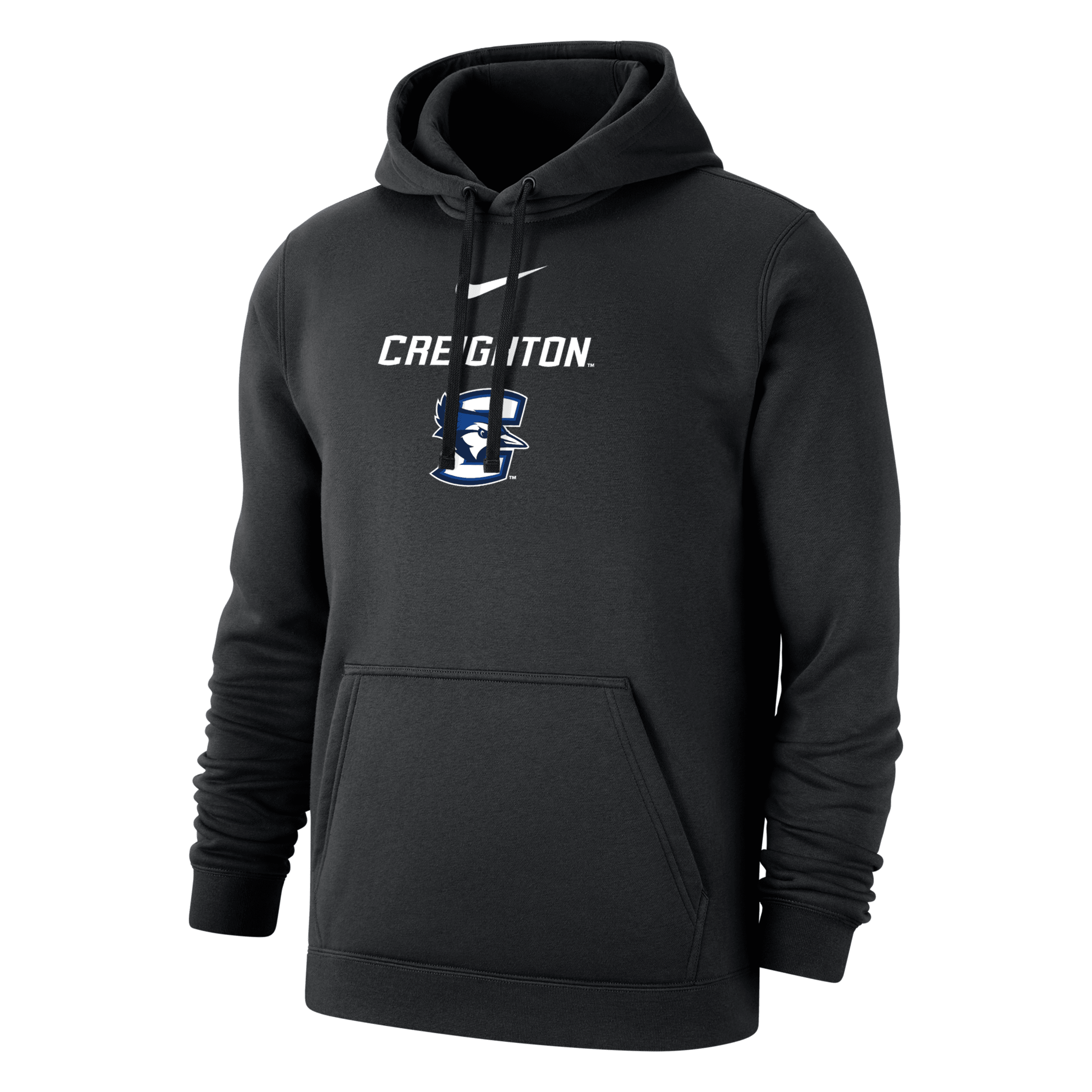 Nike Creighton Club Fleece  Men's College Hoodie In Black