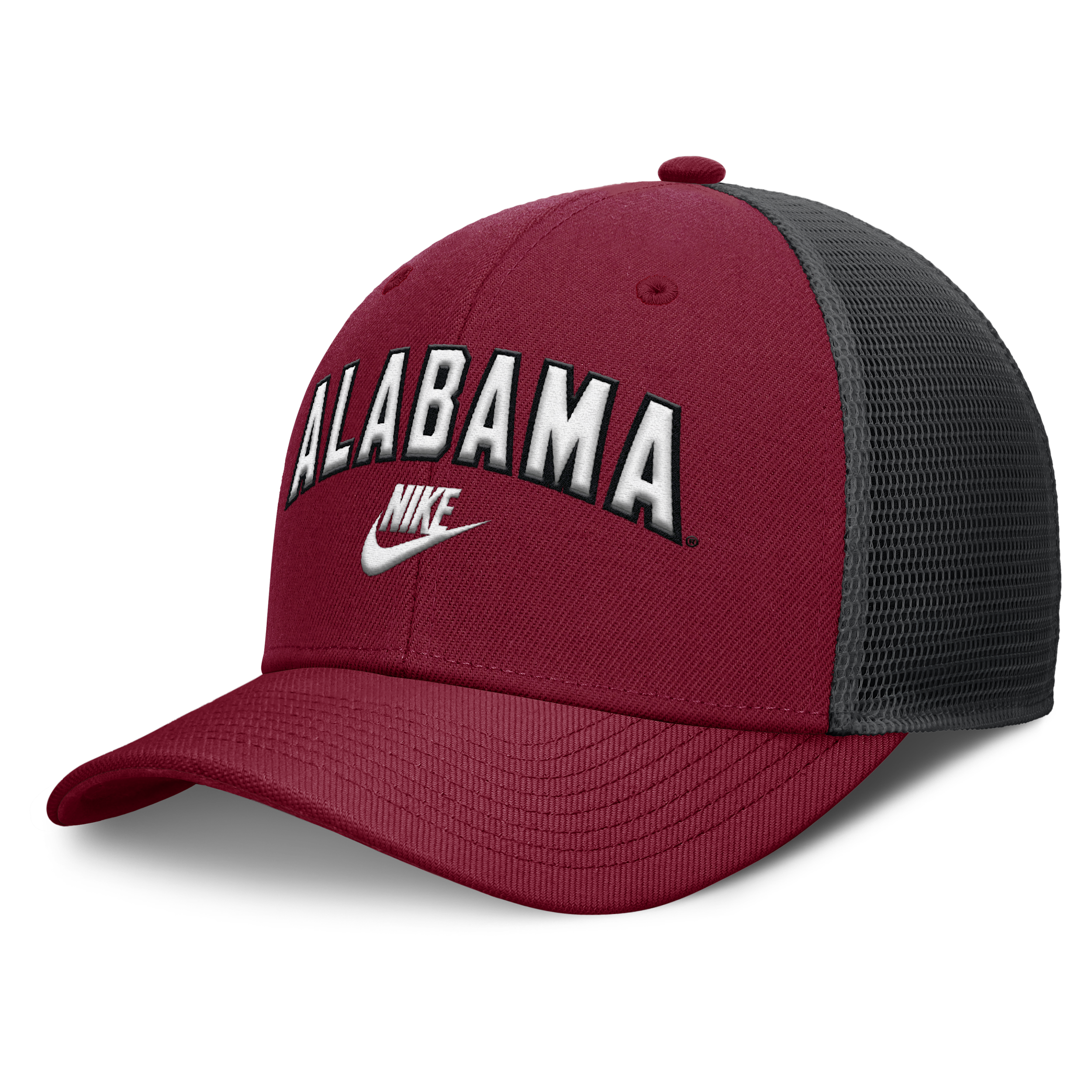 Nike Men's Crimson/black Oklahoma Sooners Legacy Arch Rise Performance Trucker Adjustable Hat In Red
