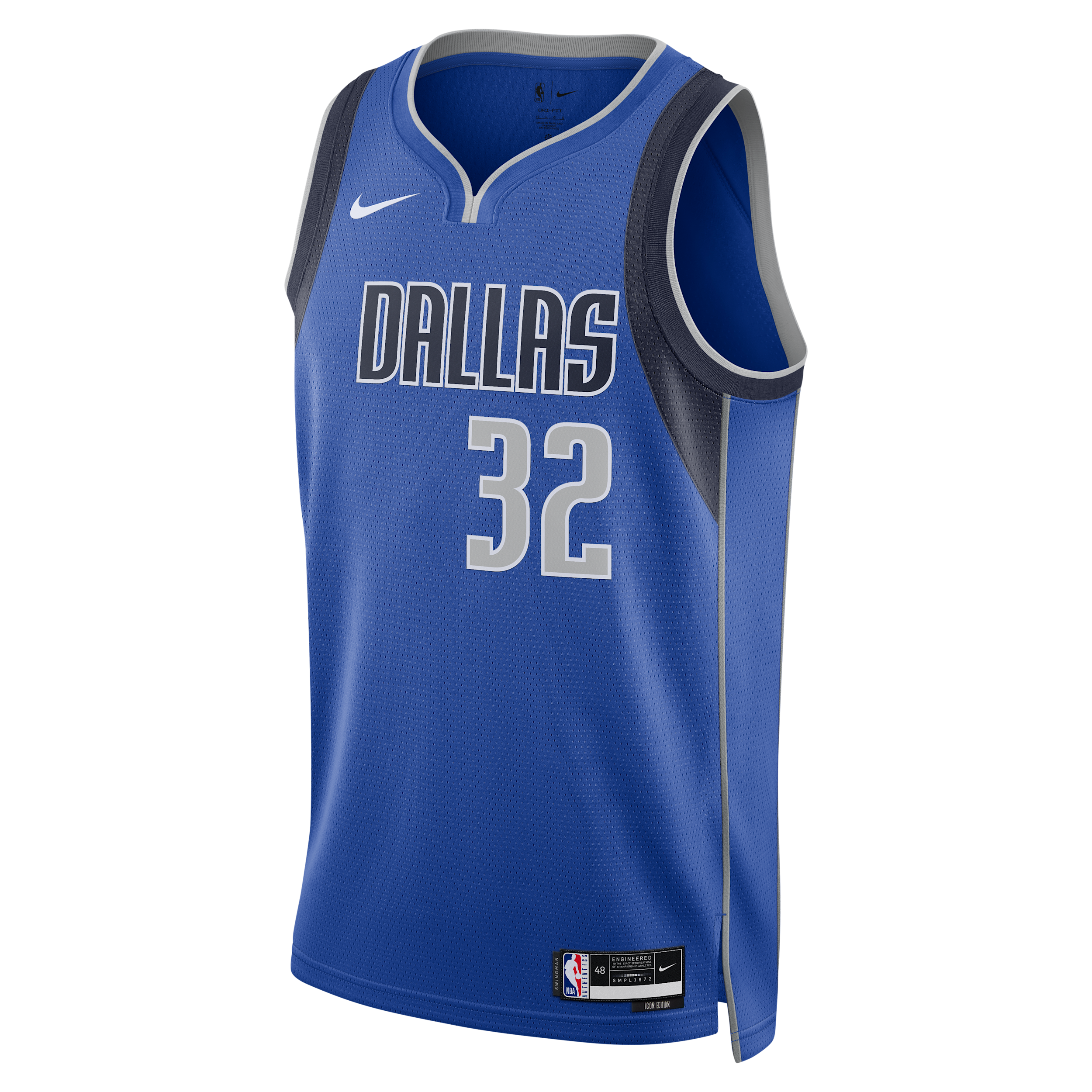 Nike Men's and Women's Cooper Flagg Blue Dallas Mavericks 2025 Nba Draft First Round Pick Swingman Jersey - Icon Edition - Blue