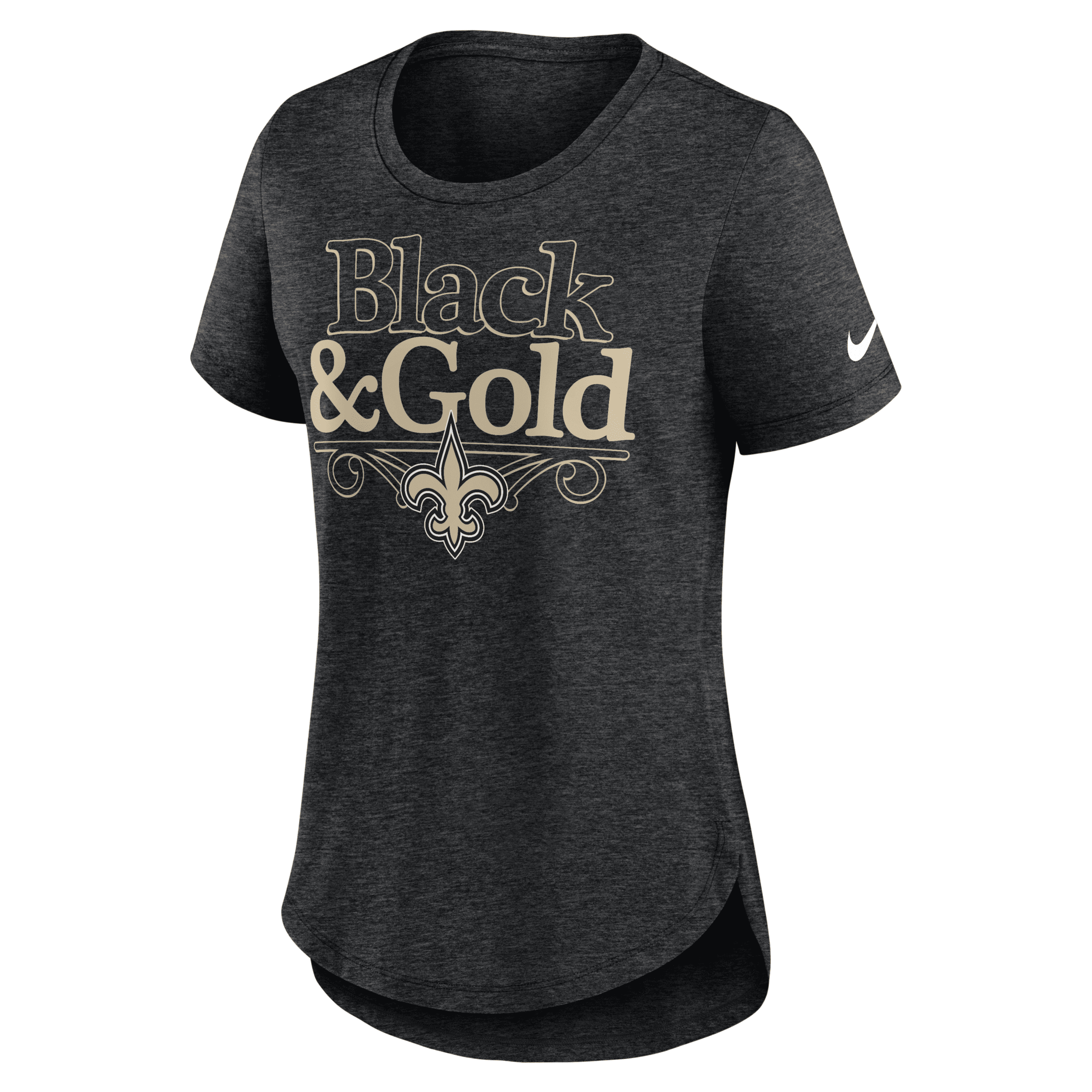 Nike Women's Local (nfl New Orleans Saints) T-shirt In Black