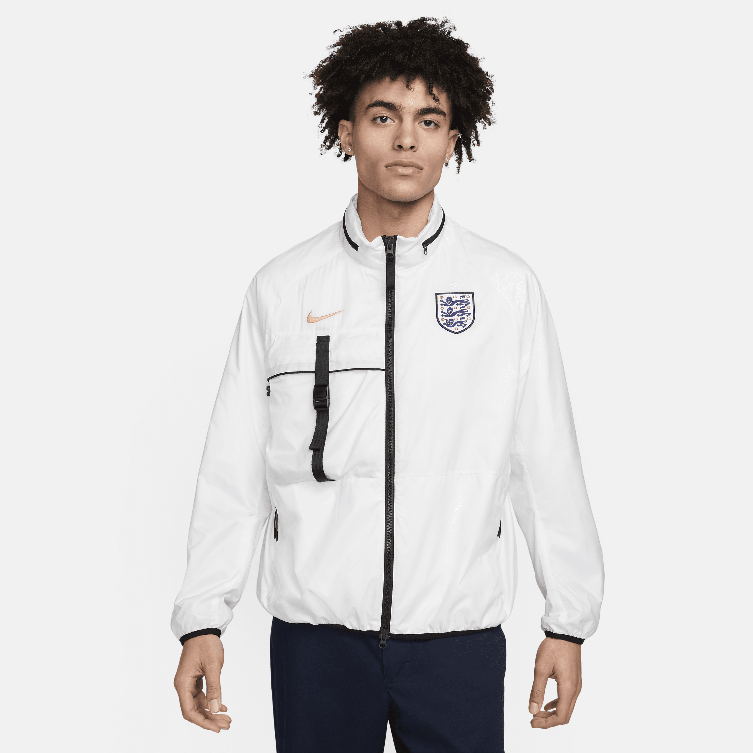 Nike England  Men's Soccer Jacket In White