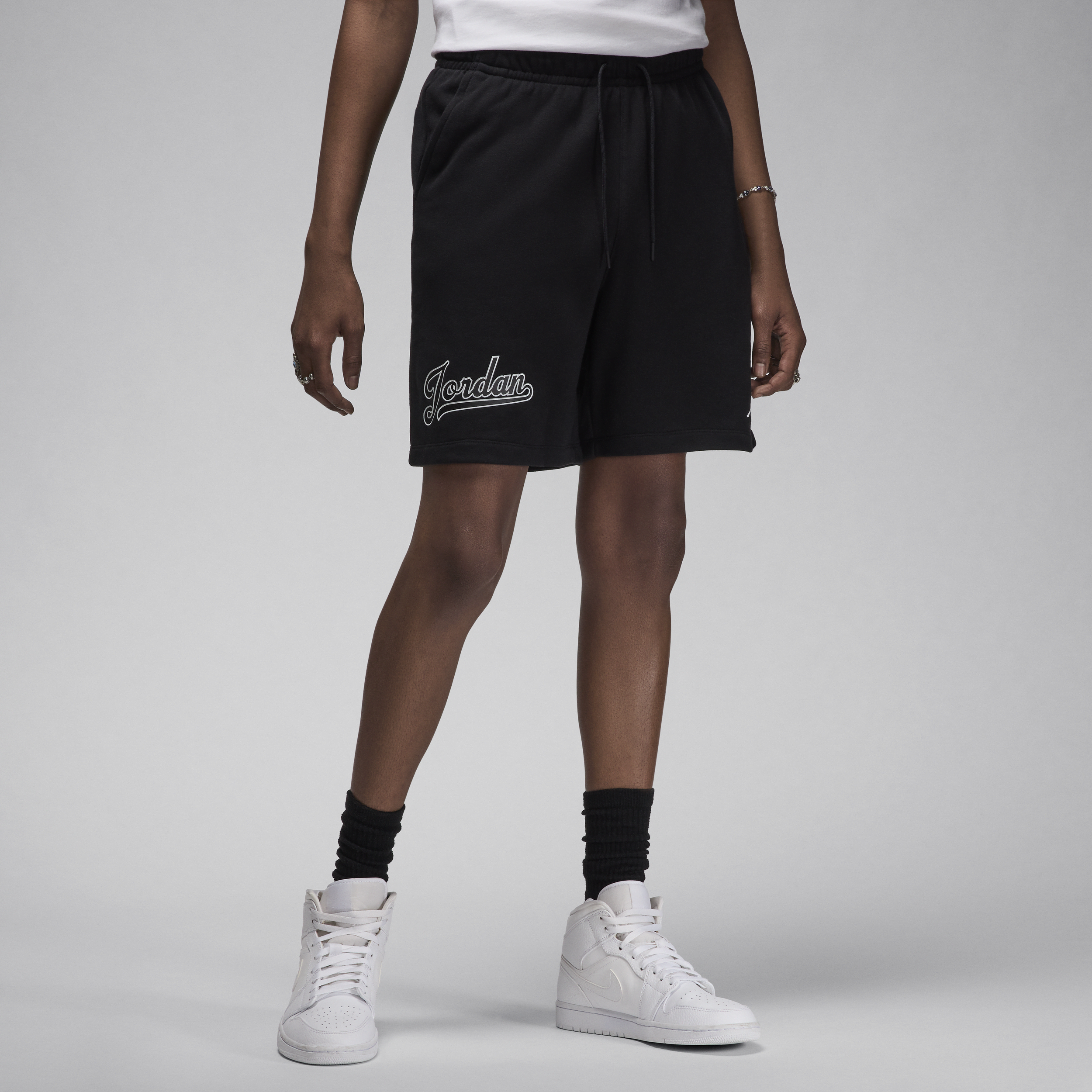 Jordan Men's  Flight Mvp Fleece Shorts In Black
