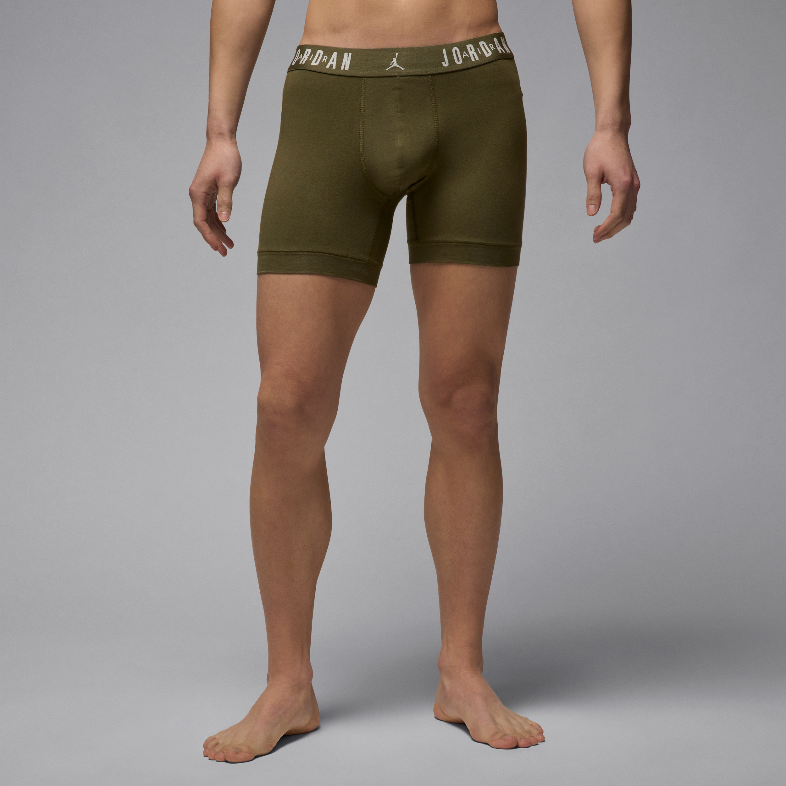 JORDAN MEN'S FLIGHT COTTON CORE BOXER BRIEFS (3-PACK) 1015815221