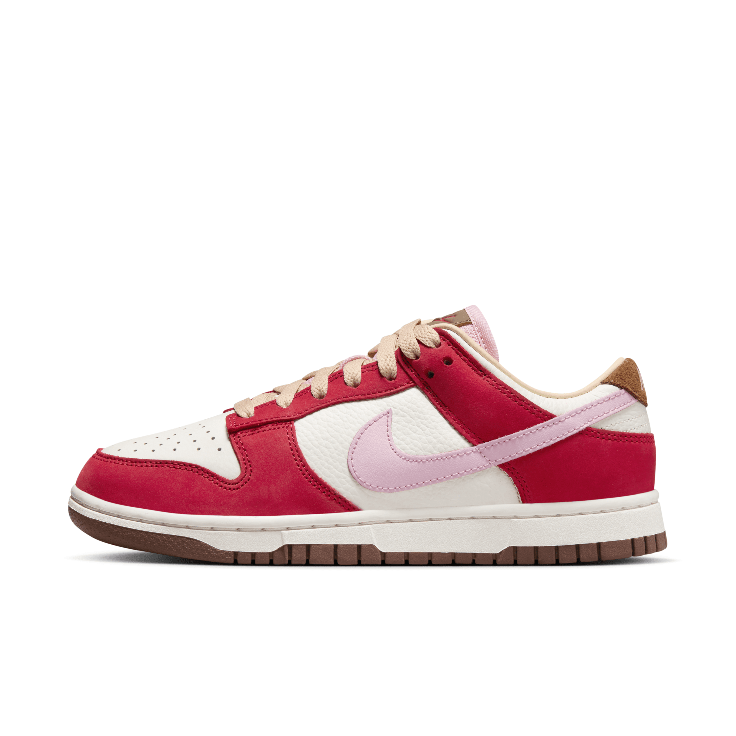 Nike Dunk Low Premium Basketball Sneaker In Red