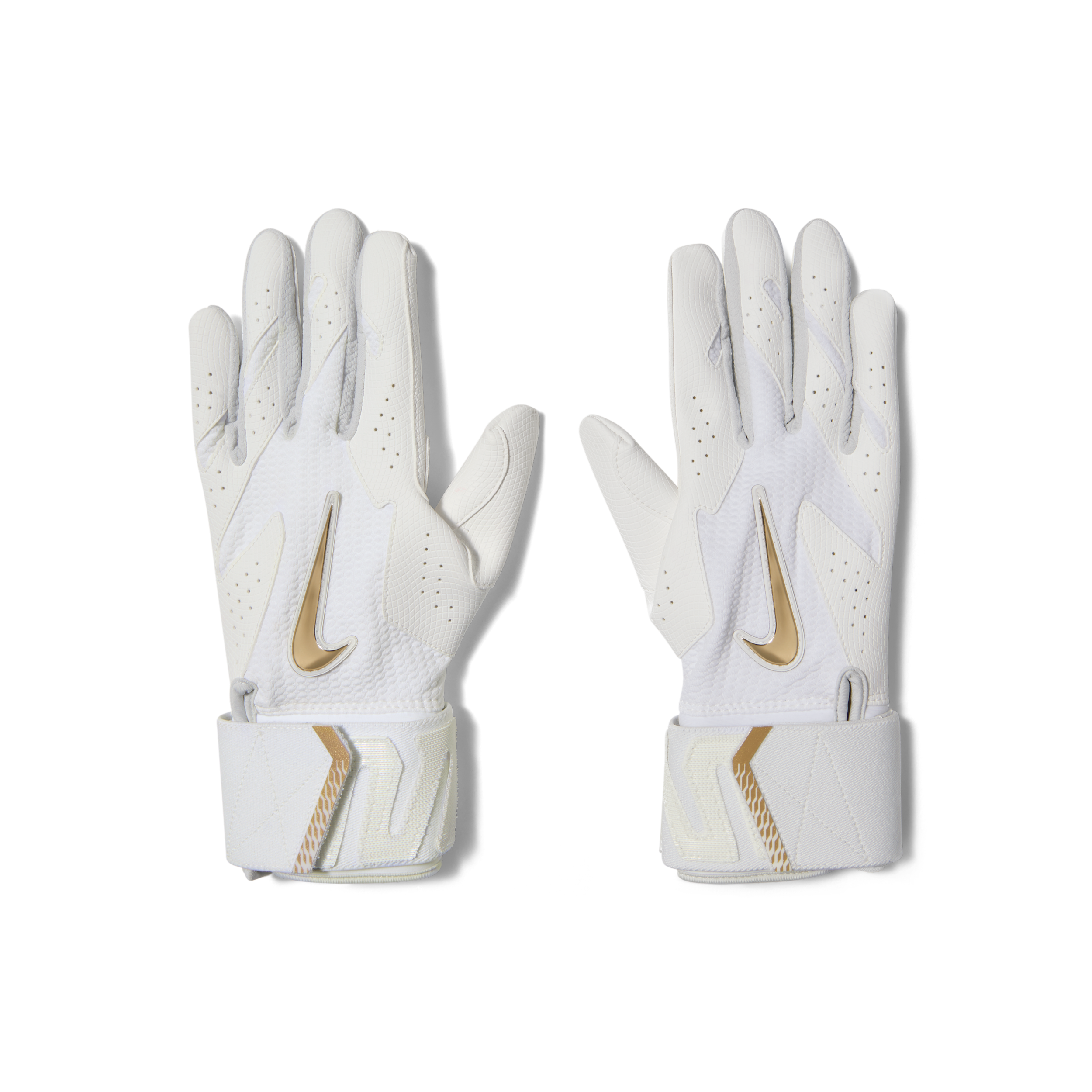 Nike Hyperdiamond Women's Softball Long-Cuff Batting Gloves (1 Pair) in White | N1014750-140
