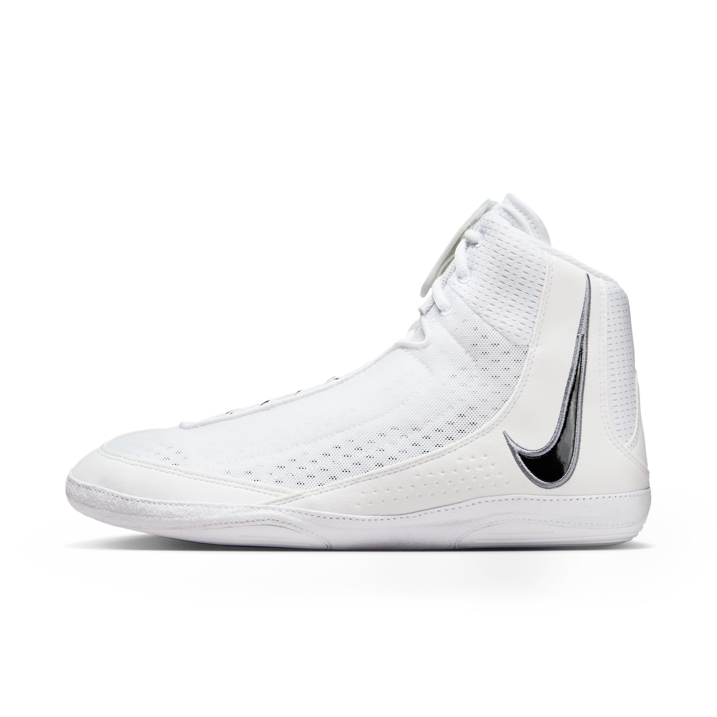 Nike Men's Inflict 4 Wrestling Shoes in White | HM9674-100
