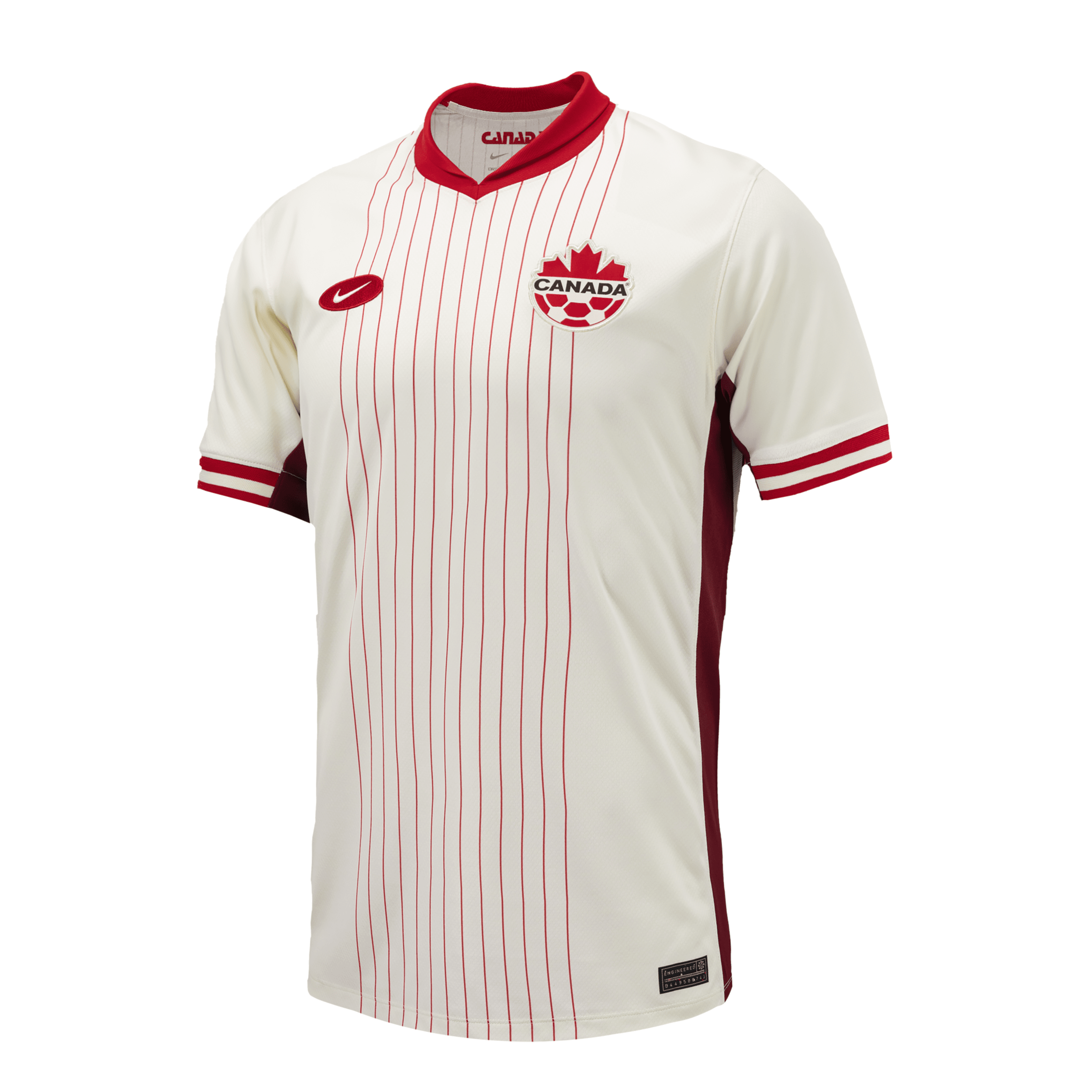 Shop Nike Canada 2024 Stadium Away  Men's Dri-fit Soccer Replica Jersey In White
