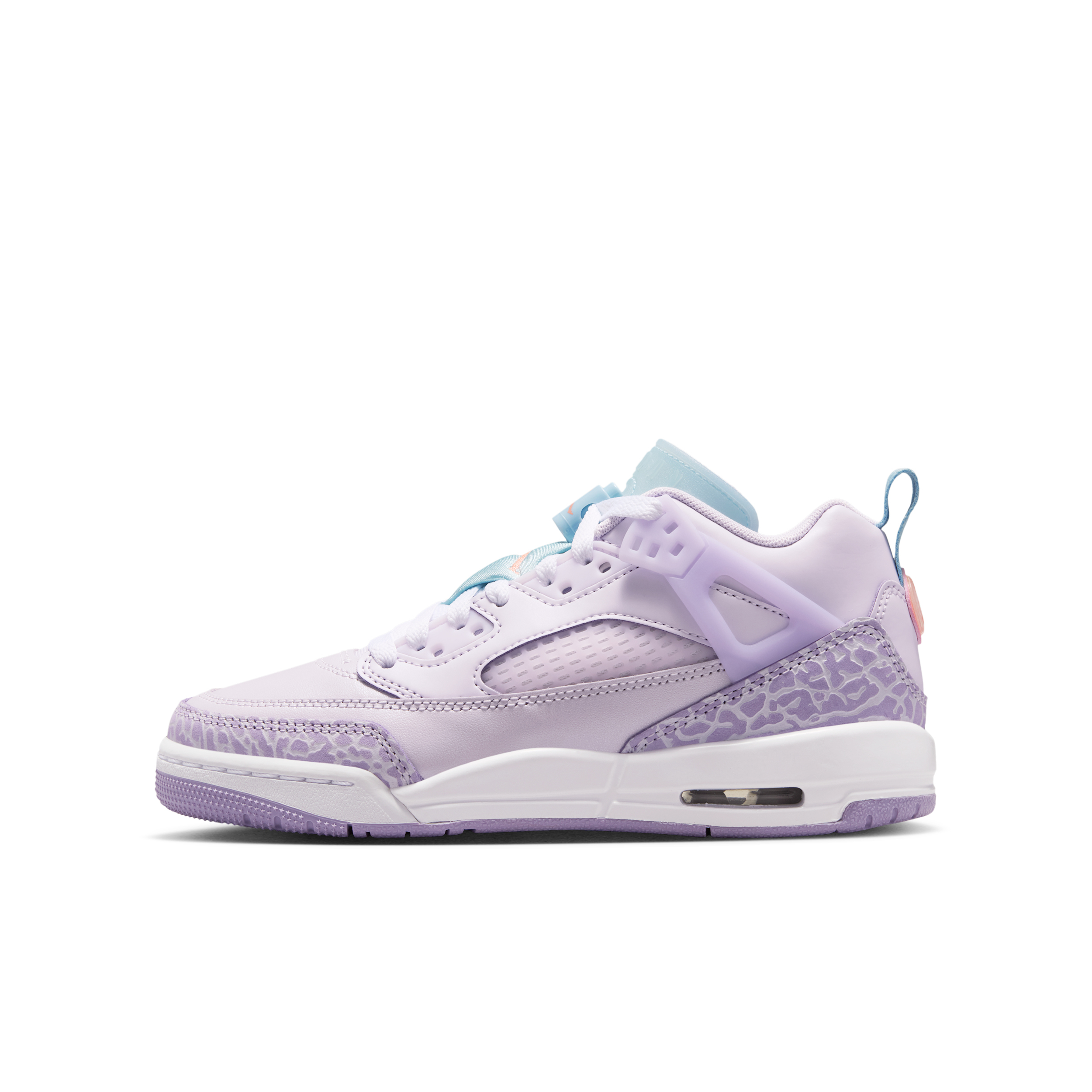 Jordan Spizike Low Big Kids' Shoes In Purple