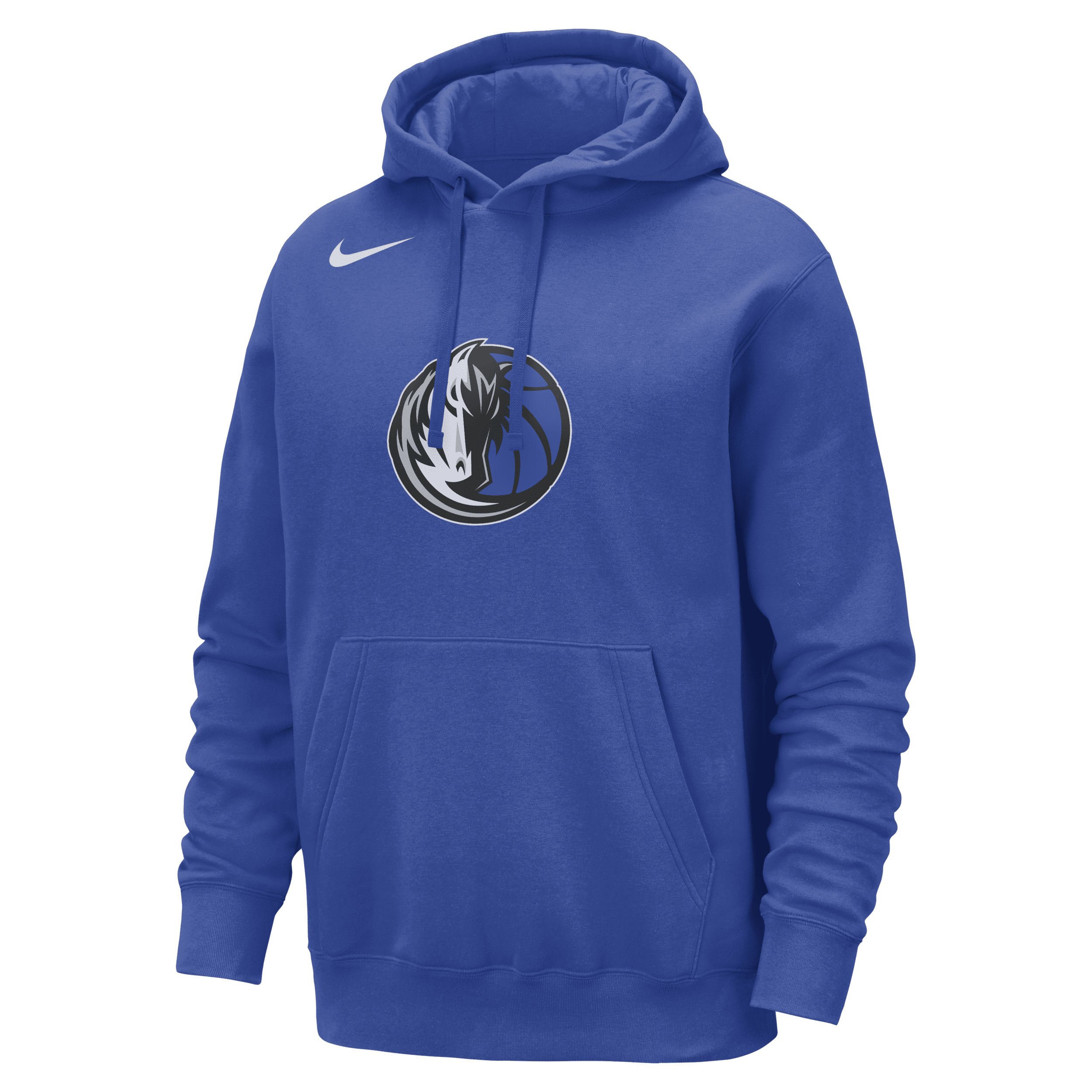 Nike Dallas Mavericks Club  Men's Nba Pullover Hoodie In Blue
