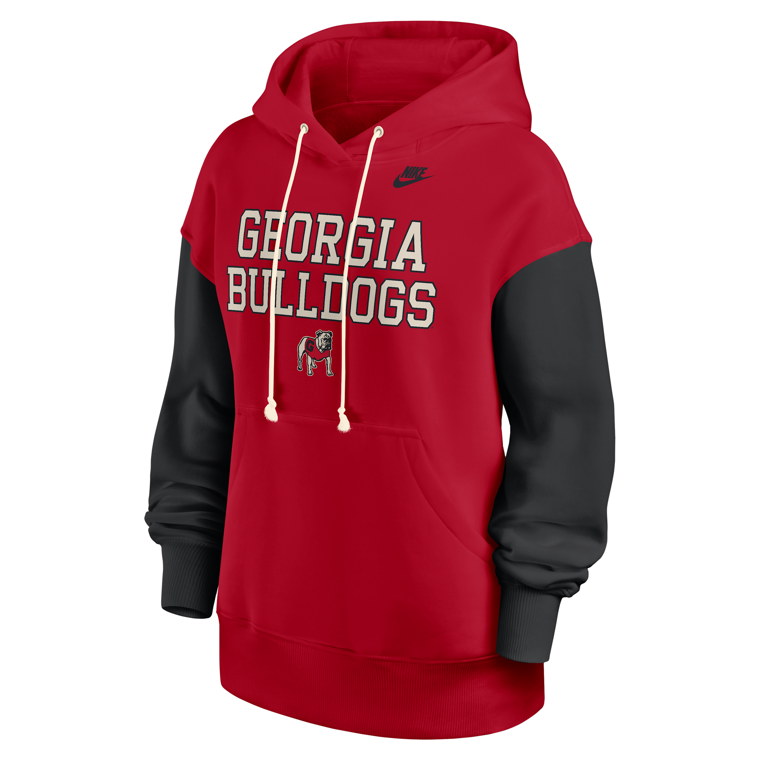 Nike Georgia Legacy Phoenix  Women's College Pullover Hoodie In Red