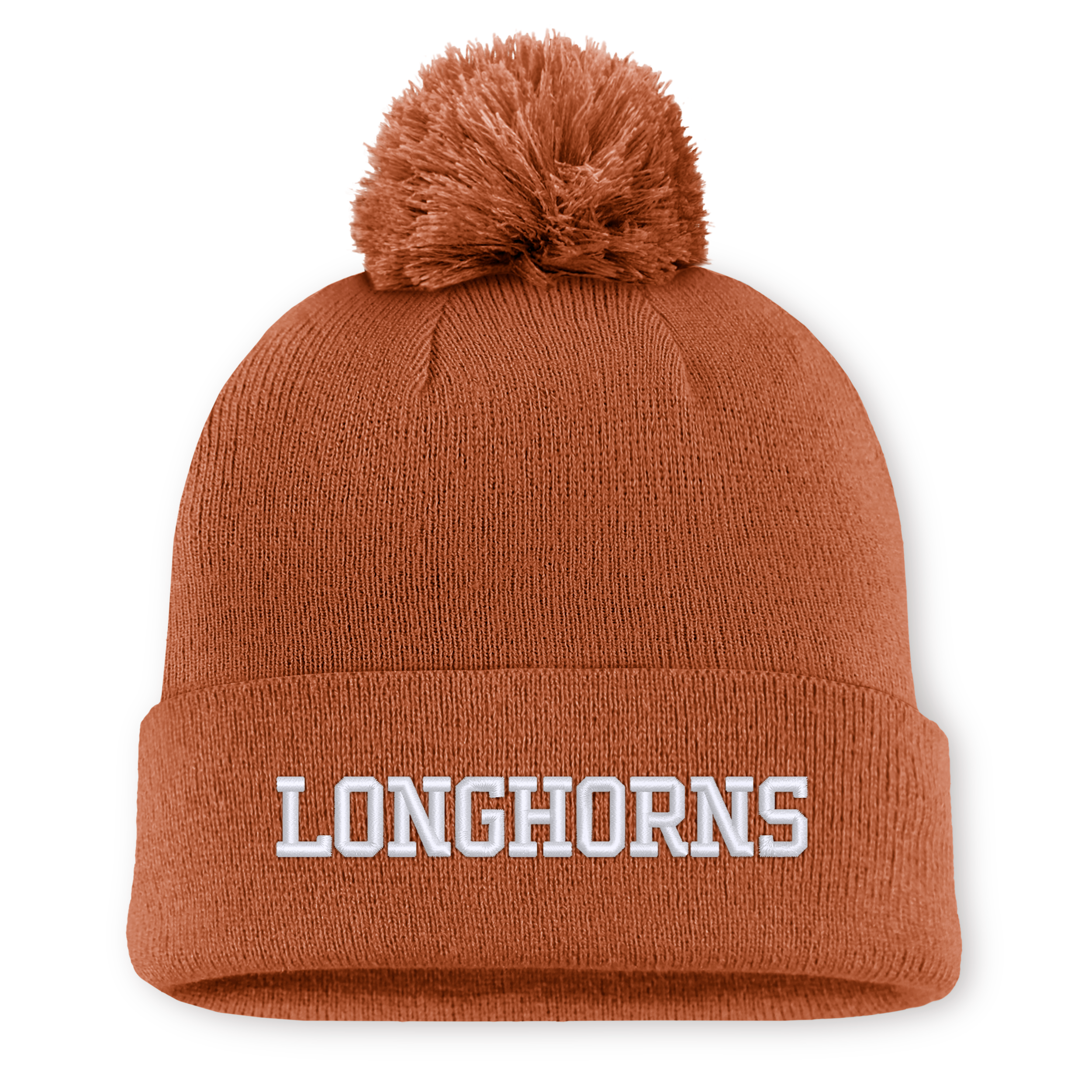 Texas Peak Nike Men's College Cuffed Beanie in Orange | NC1681FTXE-V72