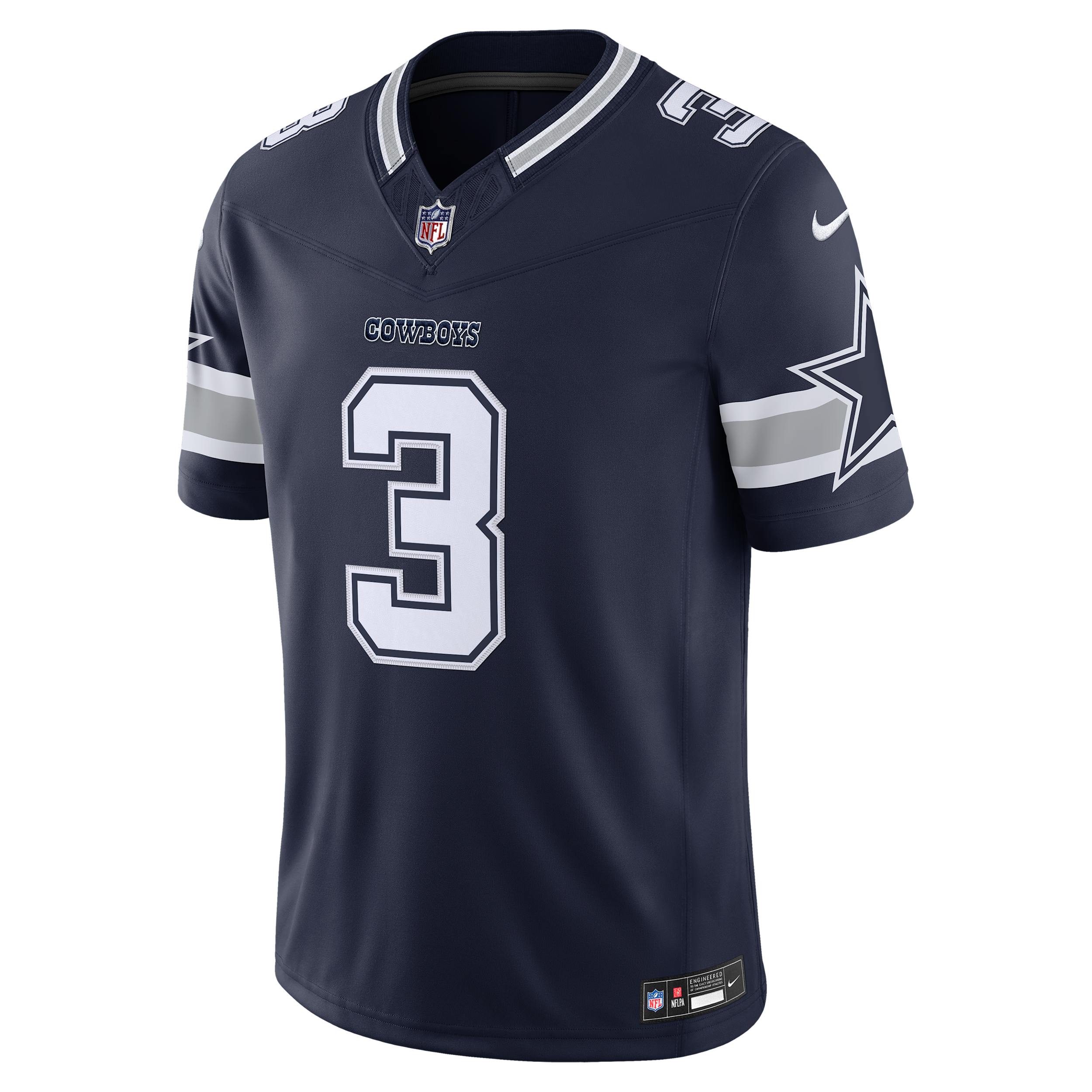 Nike Men's George Pickens Navy Dallas Cowboys Team Vapor F.u.s.e. Stitched Limited Jersey - Navy