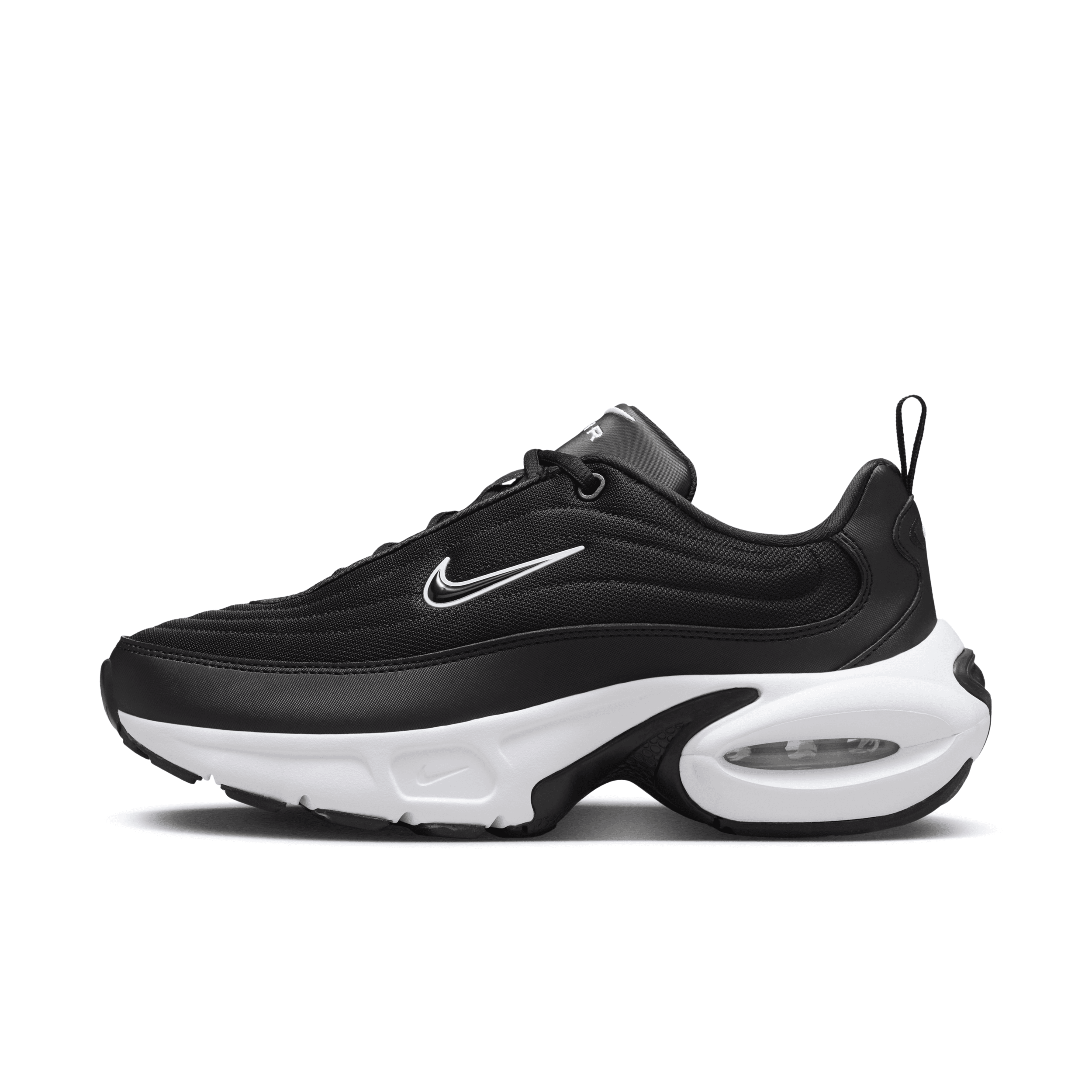 Nike Black & White Air Max Portal Sneakers In Black