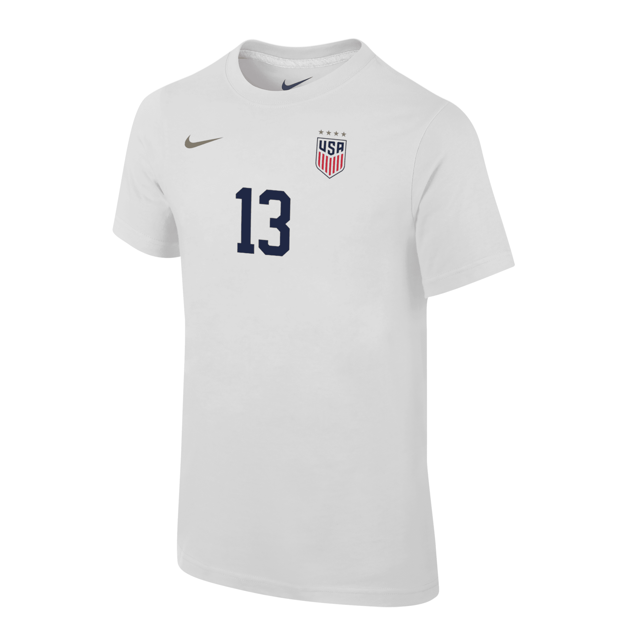 Nike Alex Morgan Uswnt Big Kids'  Soccer T-shirt In White