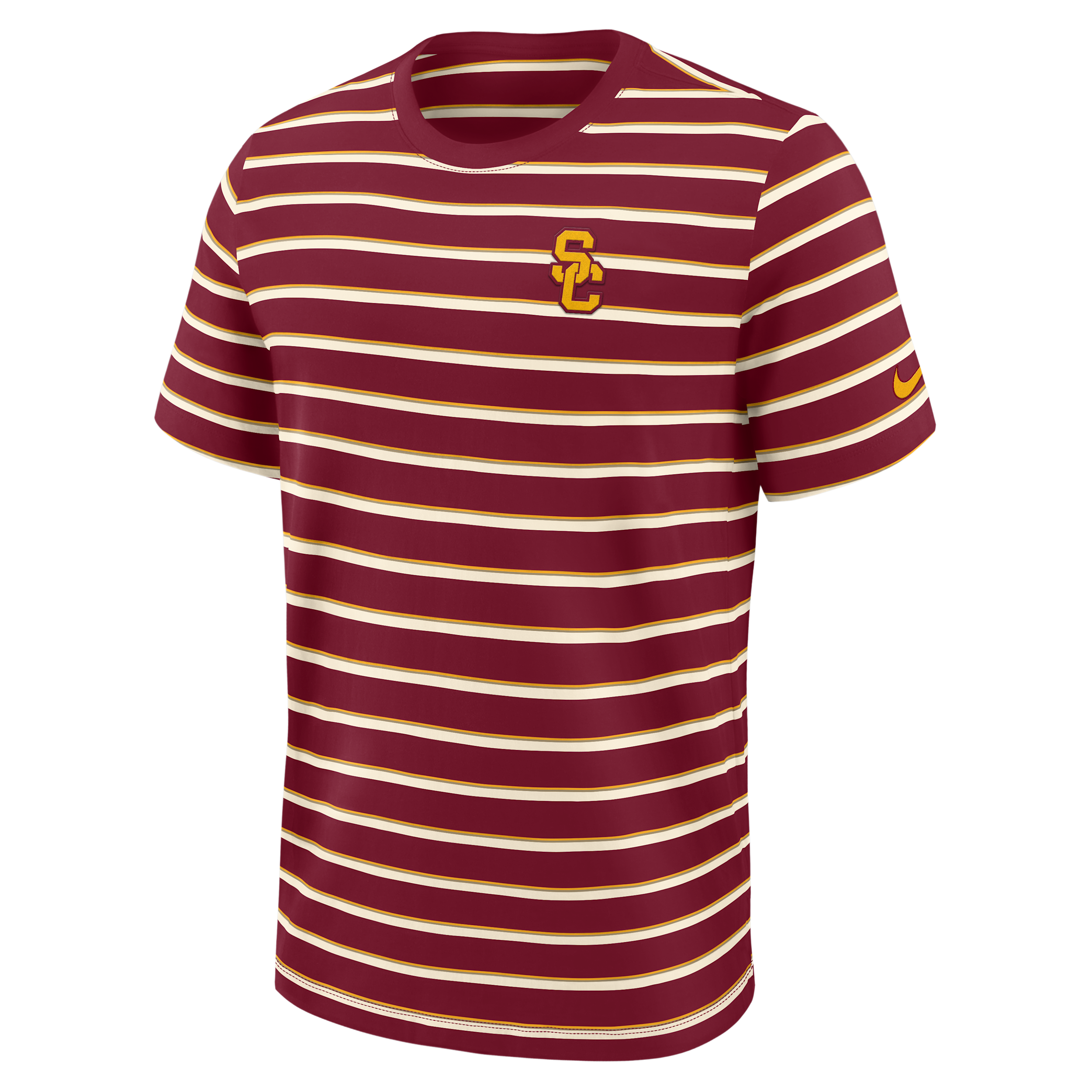 Nike Usc Athletic Prep Legacy Summit Stripe Men's College T-shirt In Red