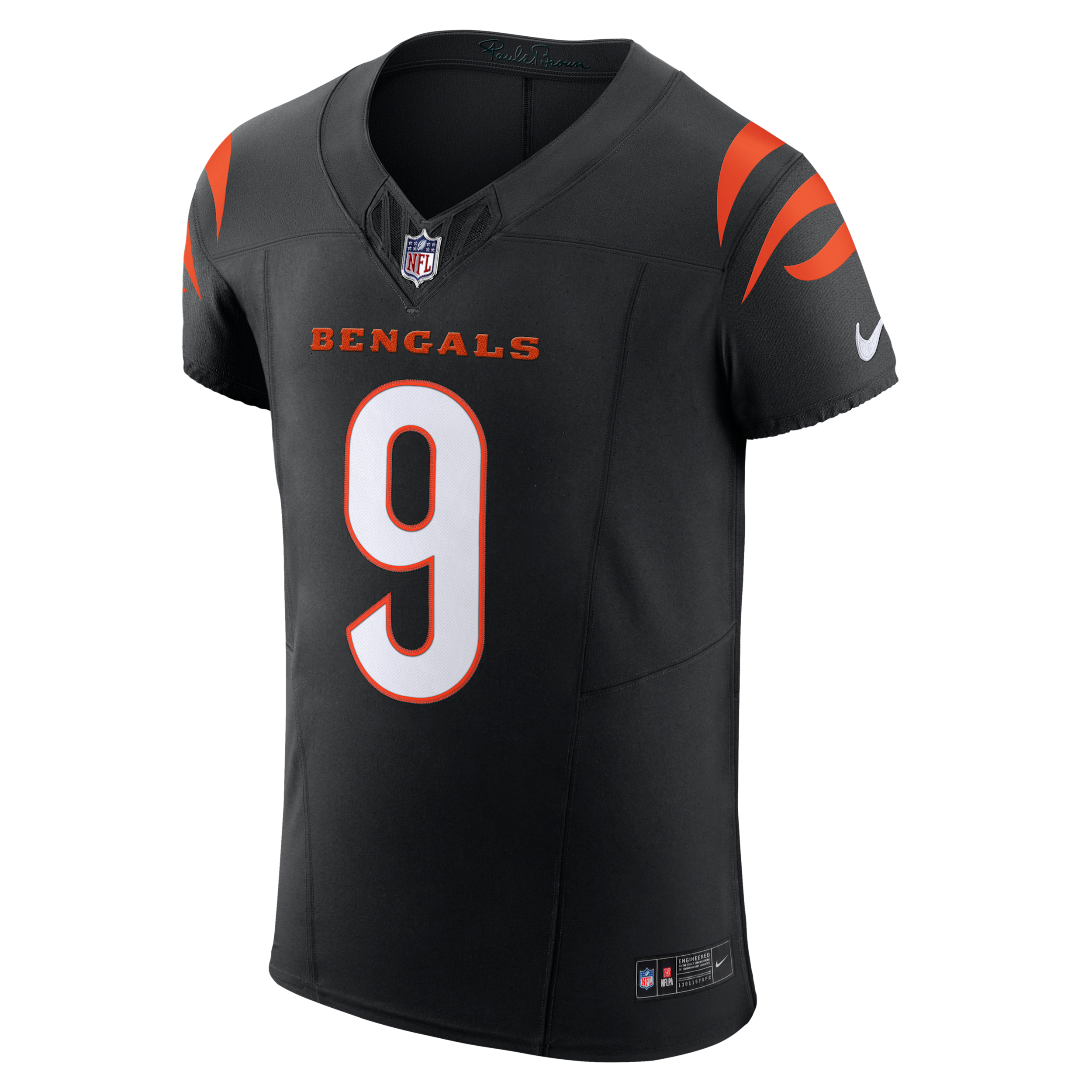 Joe Burrow Cincinnati Bengals Nike Men's Dri-FIT NFL Elite Football Jersey in Black | 58NMCIEH9AF-4Y1