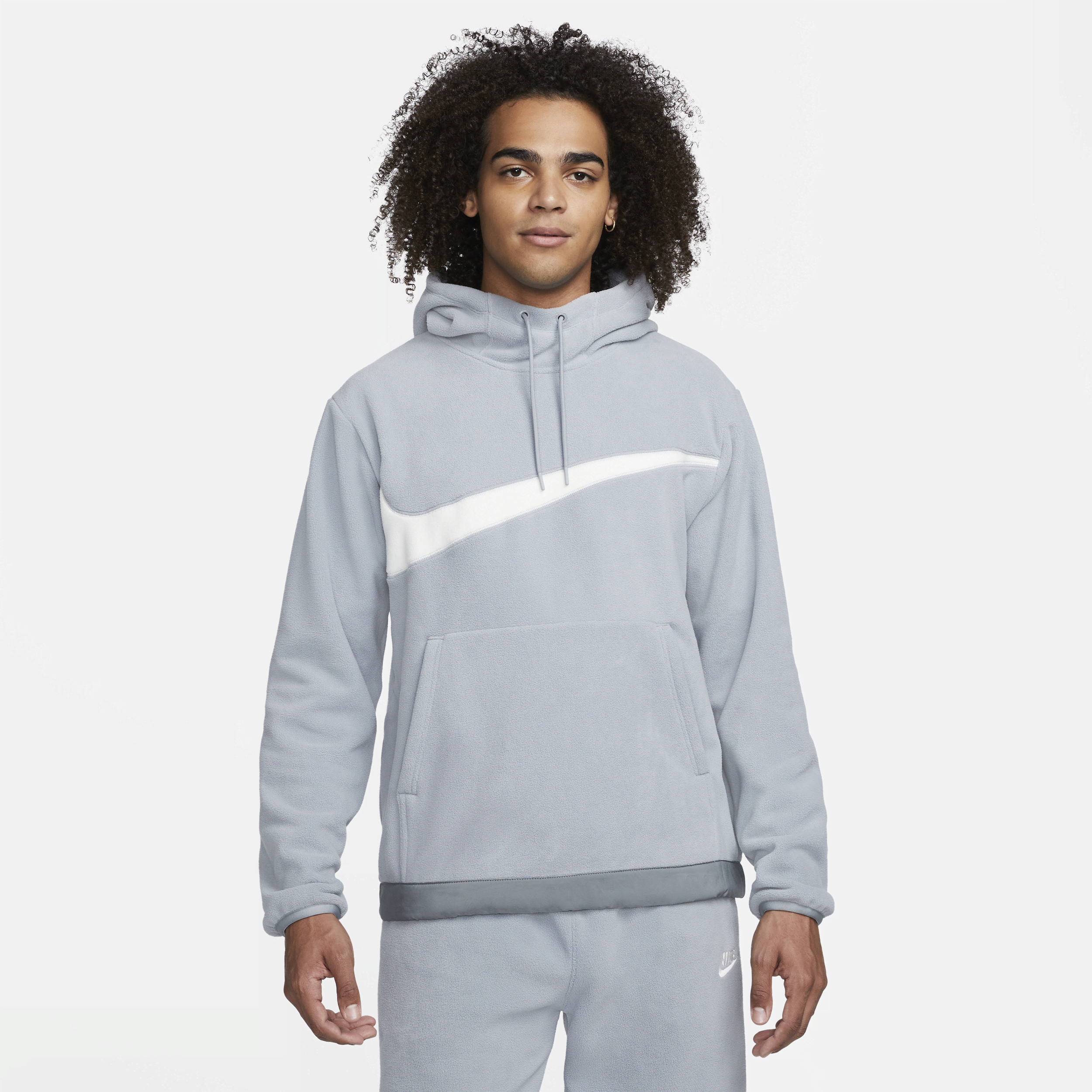 NIKE MEN'S CLUB FLEECE+ WINTERIZED PULLOVER HOODIE,14229916