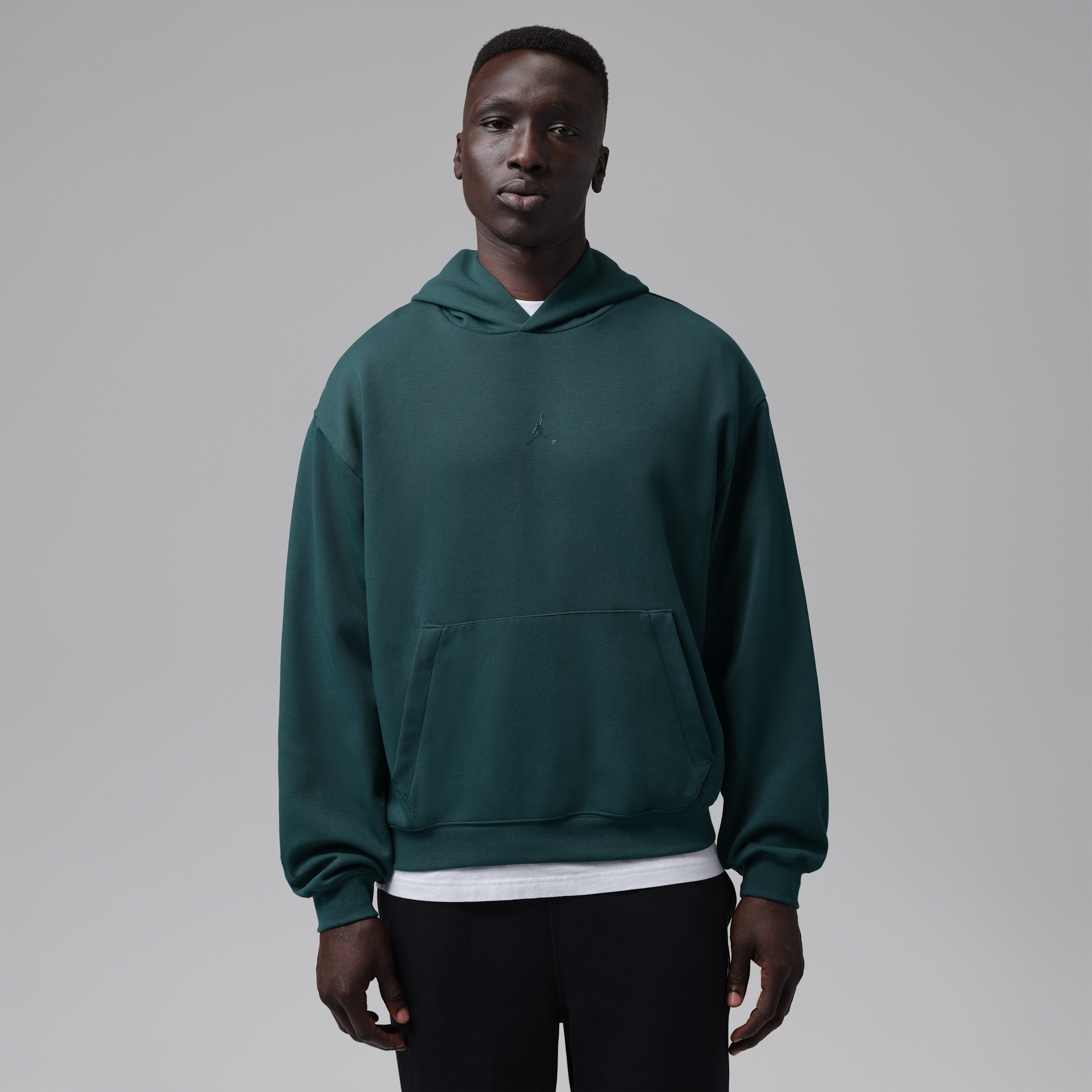 Men's Jordan Sport Hoop Fleece Pullover Hoodie in Green | IM7551-378