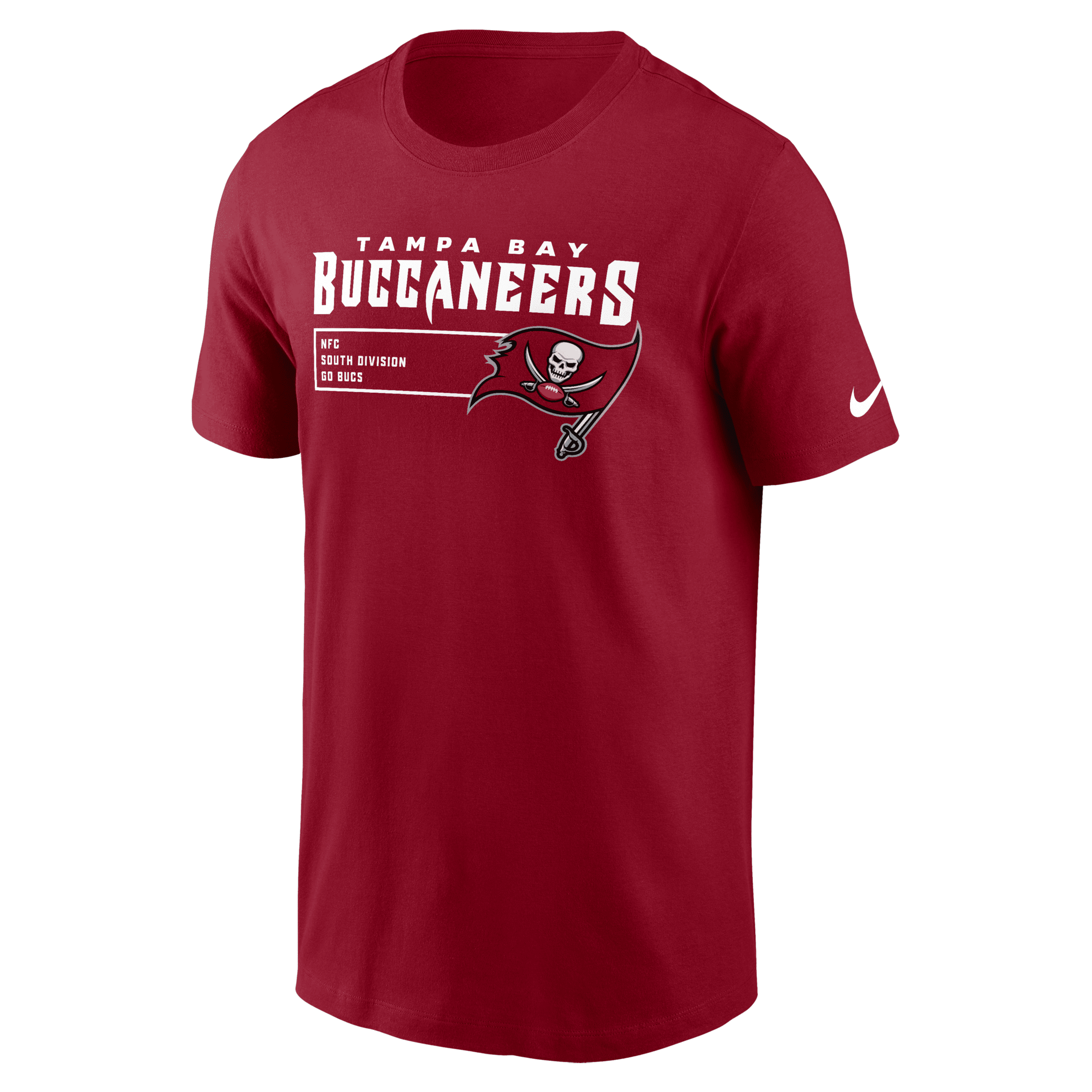 Nike Red Tampa Bay Buccaneers Division Essential T-shirt In Red