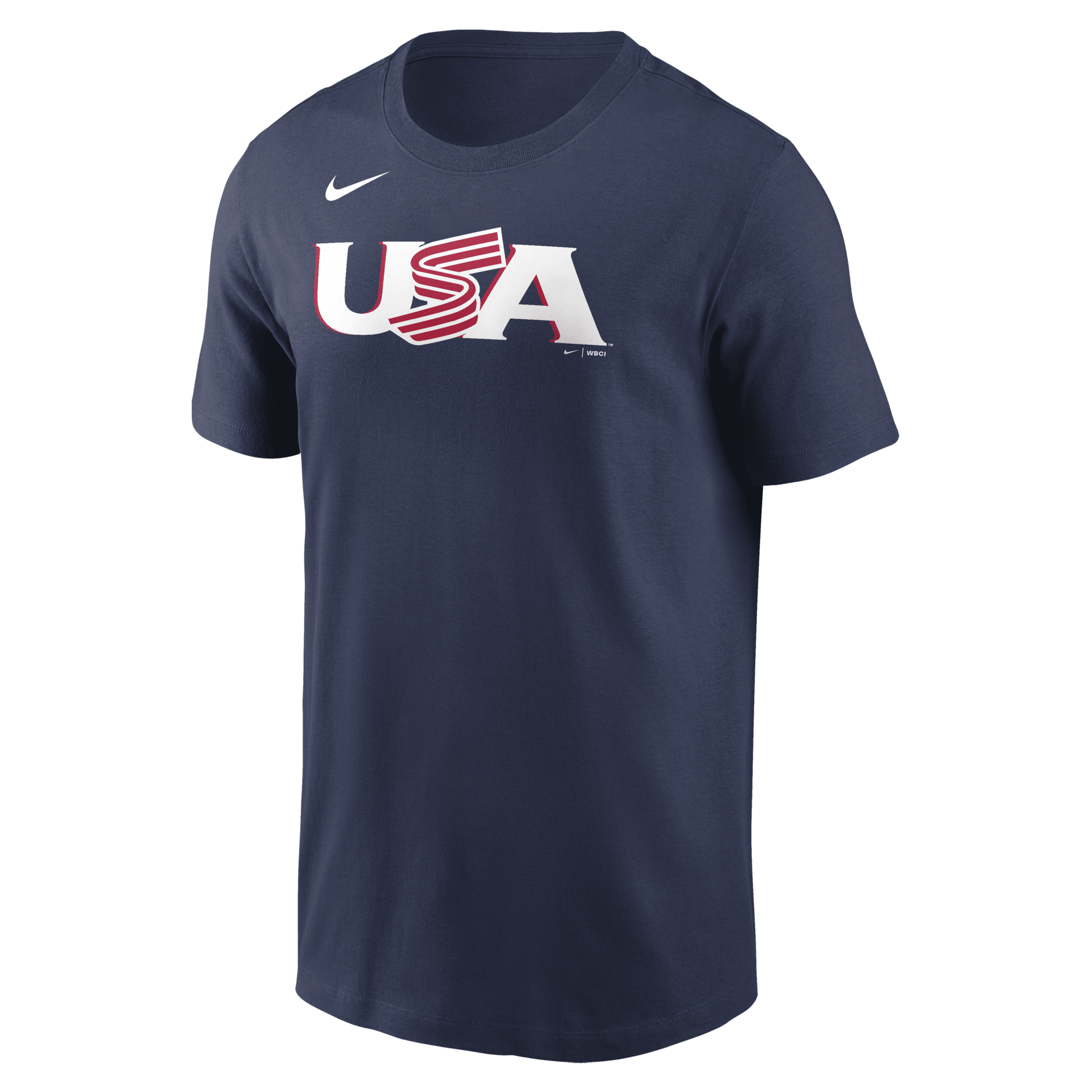 Nike Men's USA Baseball 2023 World Baseball Classic (Nolan Arenado) T-Shirt in Blue, Size: Medium | N19944BW3U-2S1