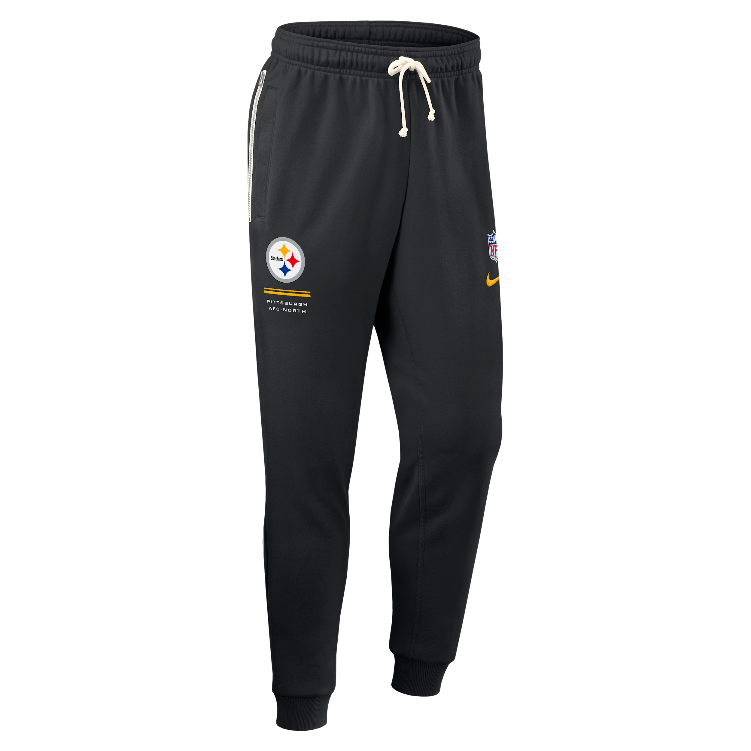 Pittsburgh Steelers Sideline Standard Issue Nike Men's Dri-FIT NFL Taper Pants in Black | 03B000A7L-HBY