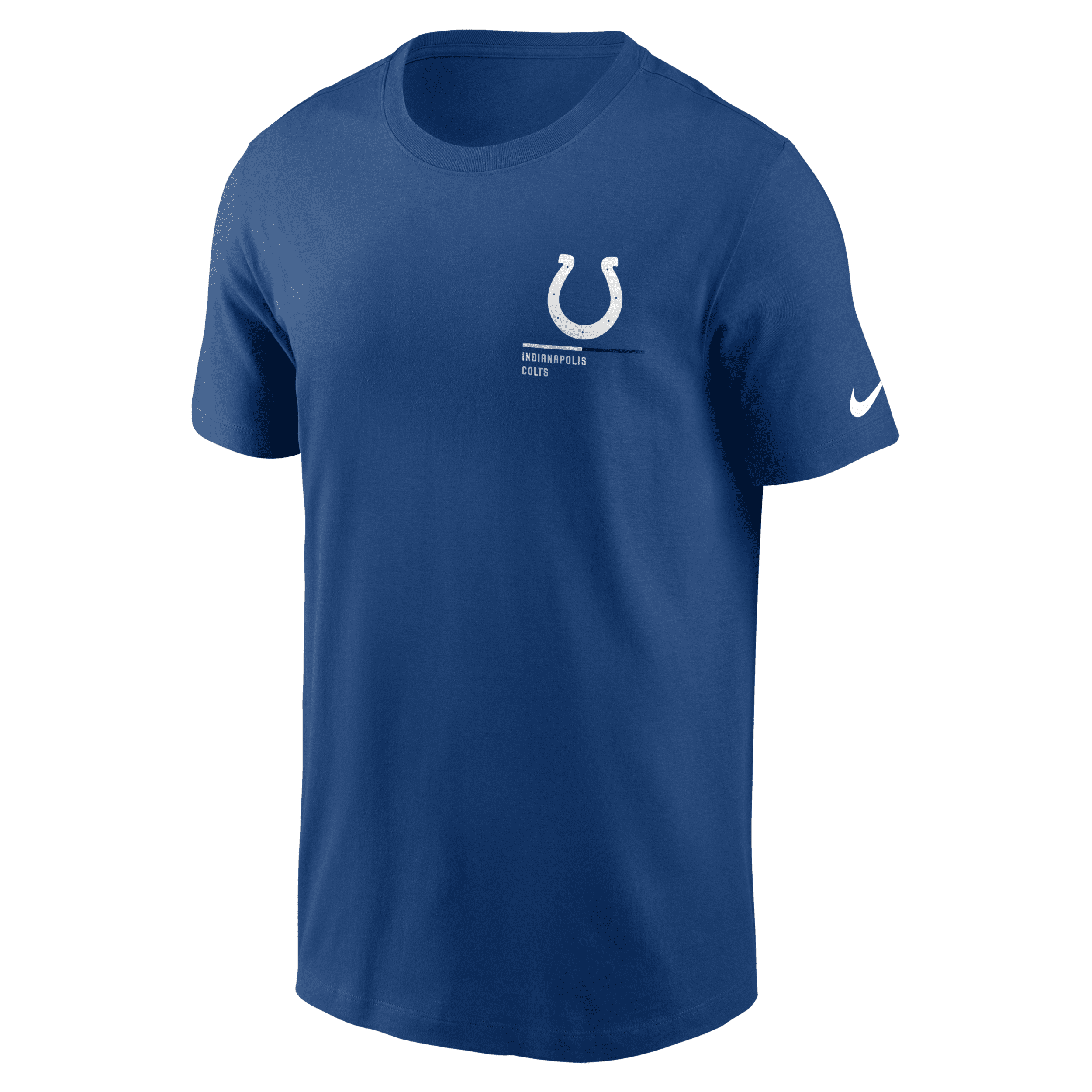 Nike Royal Indianapolis Colts Team Incline T-shirt In Blue