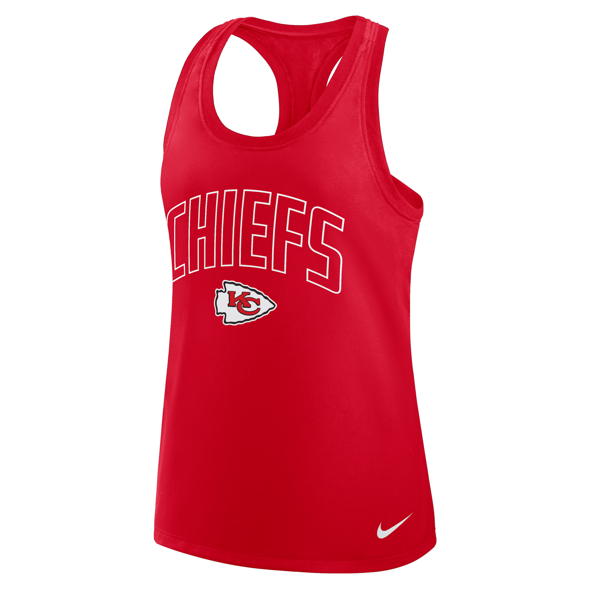 Kansas City Chiefs Primetime Nike Women's Dri-FIT NFL Racerback Tank Top in Red | 03E165N7G-8NT