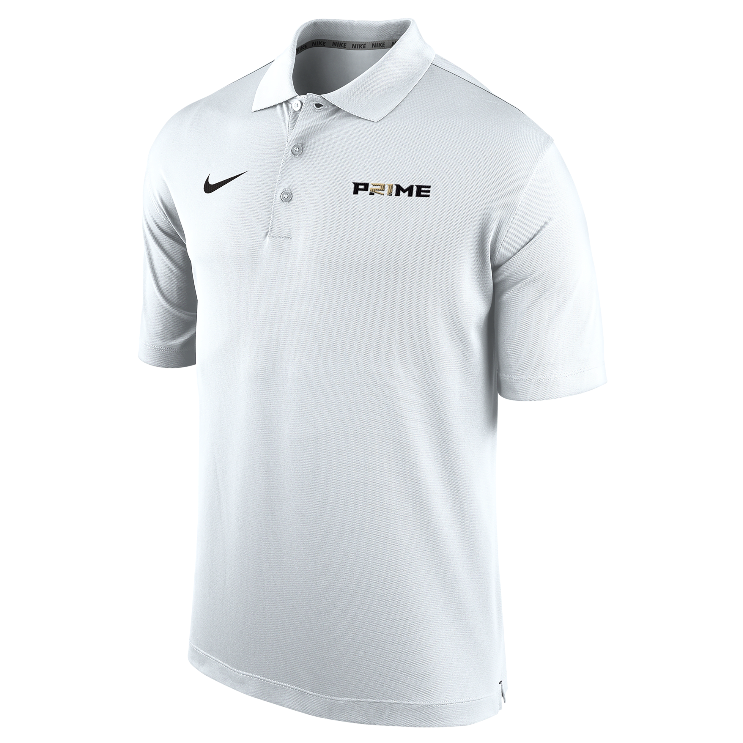 Nike Deion Sanders "p21me"  Men's Dri-fit Polo Shirt In White