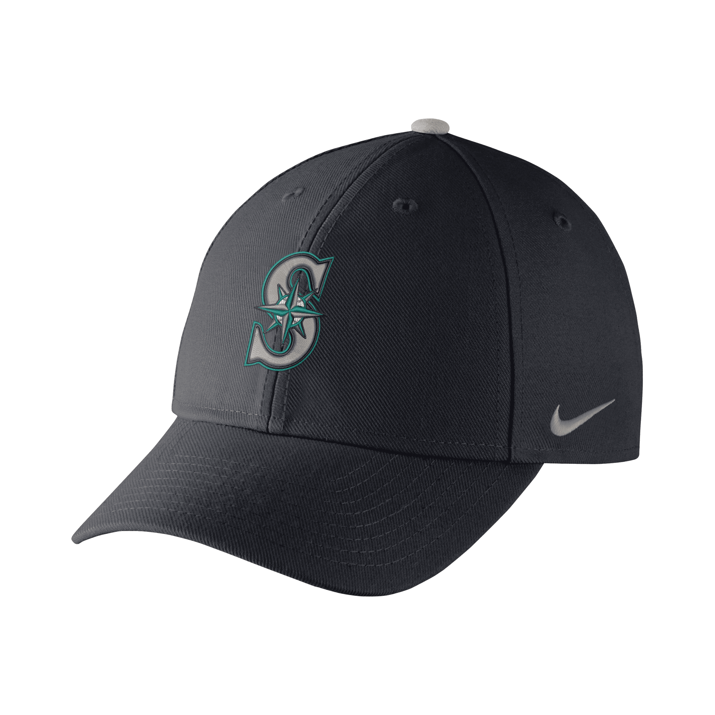 SEATTLE MARINERS NIKE DRI-Fit Fitted Hat black
