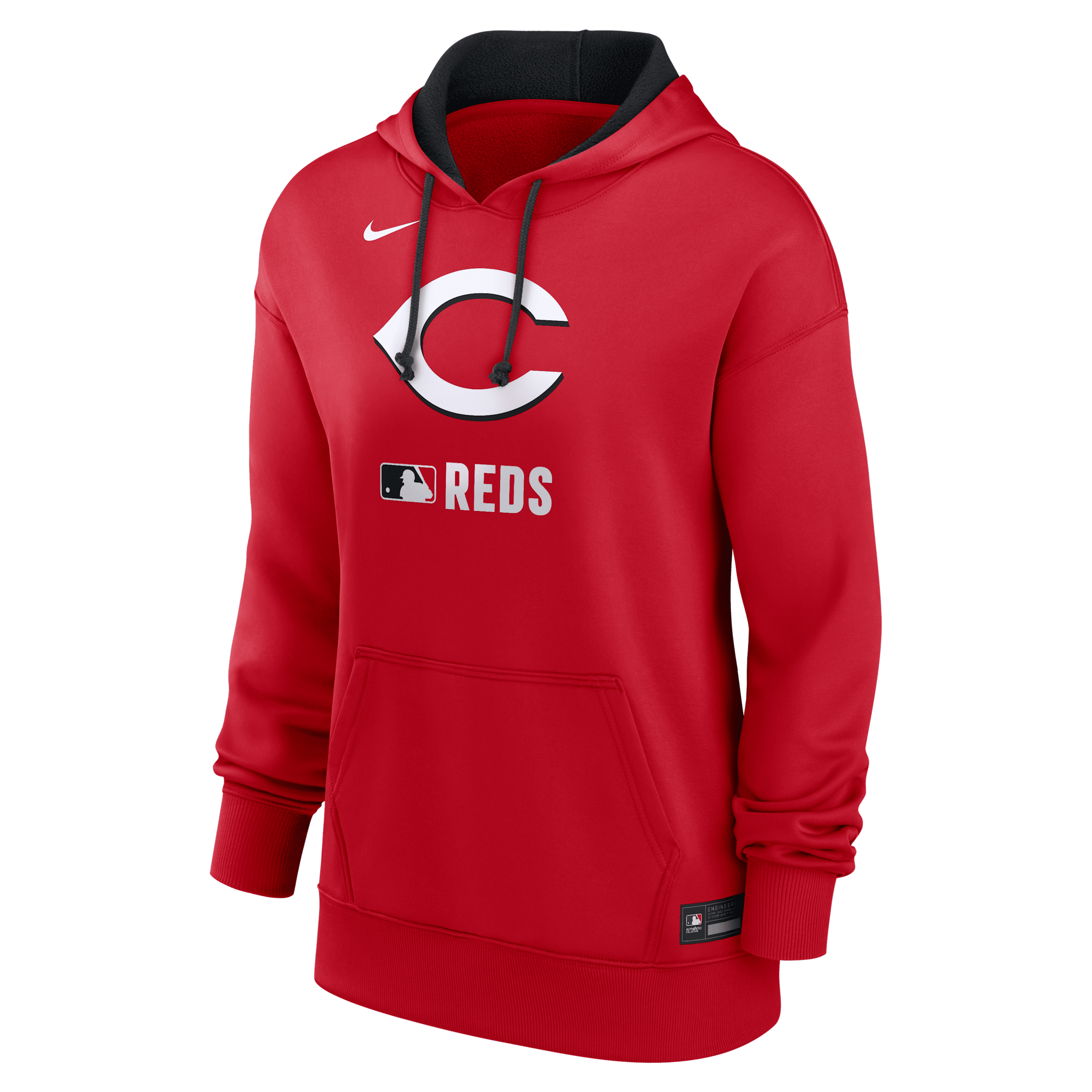 Nike Women's Red Cincinnati Reds Authentic Collection Performance Pullover Hoodie In Red