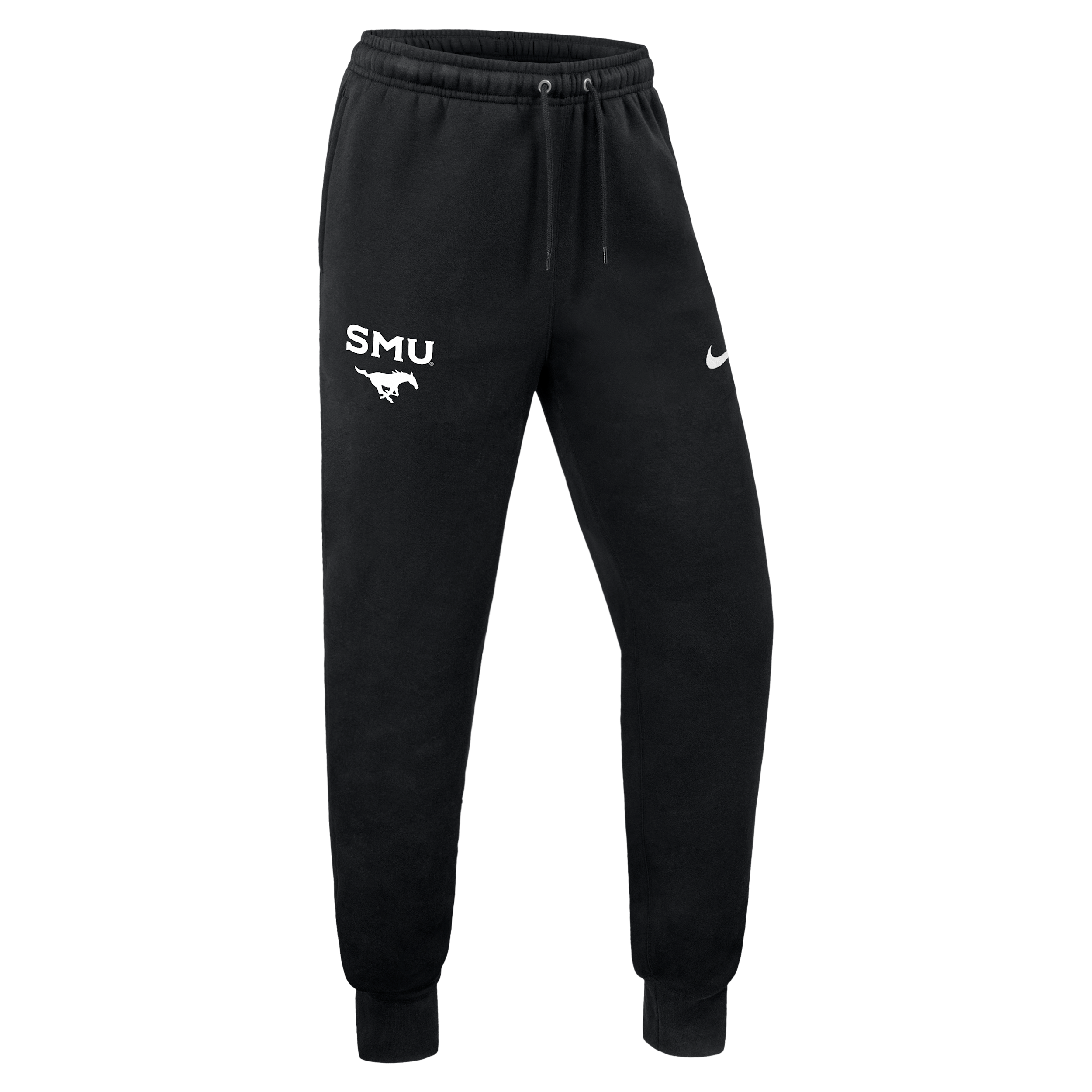 SMU Mustangs Club Nike Men's Fleece Jogger Pants in Black | M71666P402SMUN-BLK