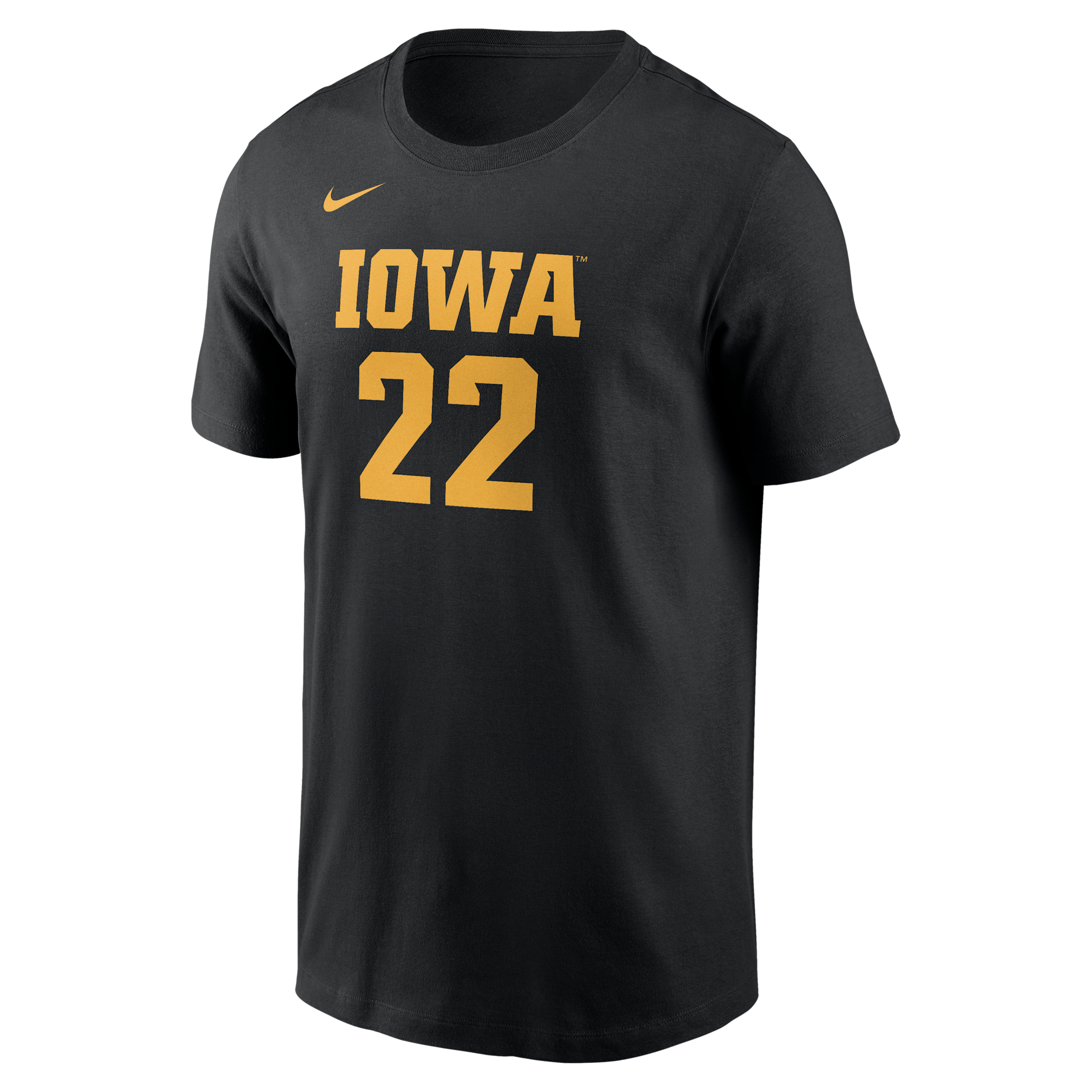 Nike Men's and Women's Caitlin Clark Black Iowa Hawkeyes Retired Player Name Number T-Shirt - Black
