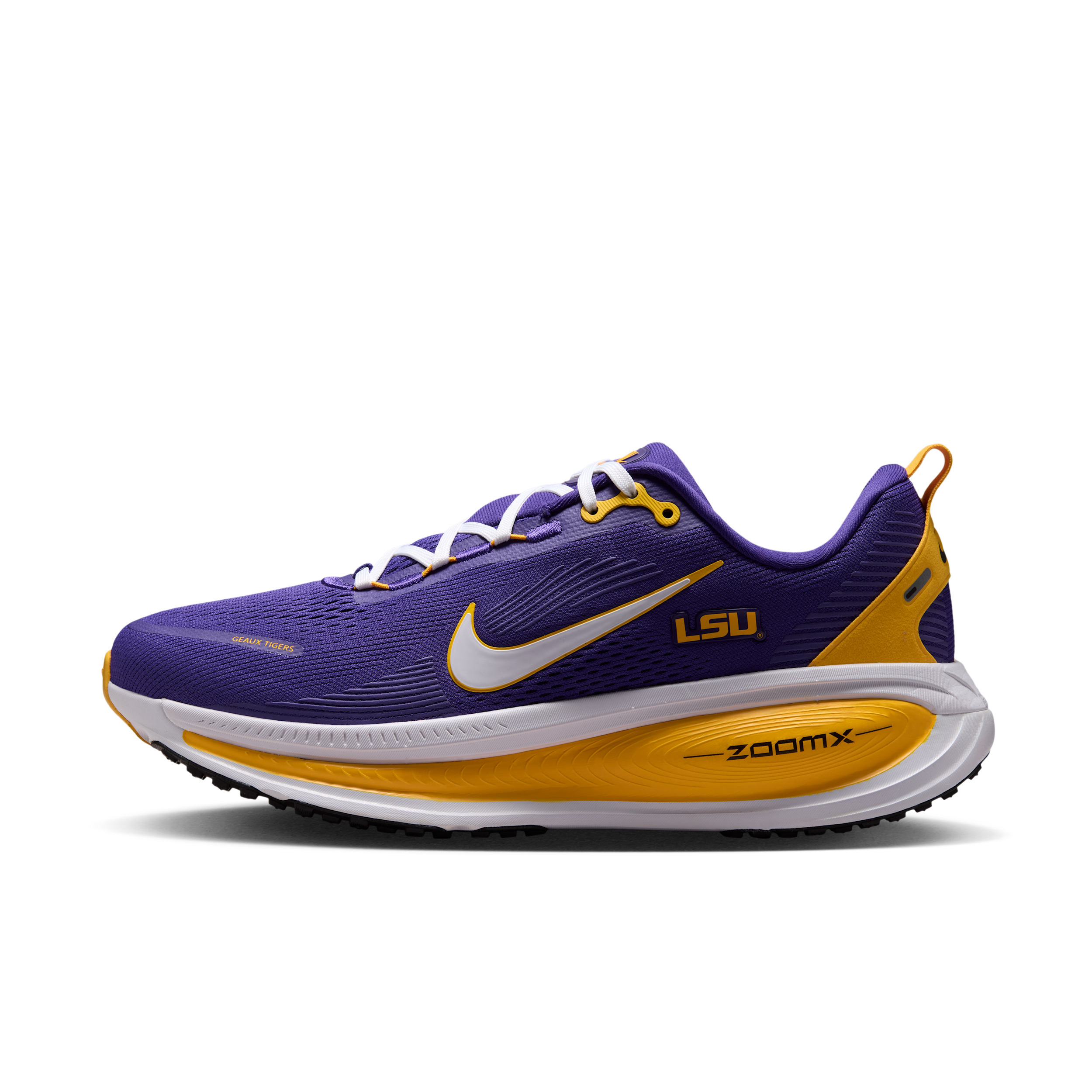 Nike Vomero 18 LSU Running Shoes, Men's, M10/W11.5, Court Purple/White/Univst Gold