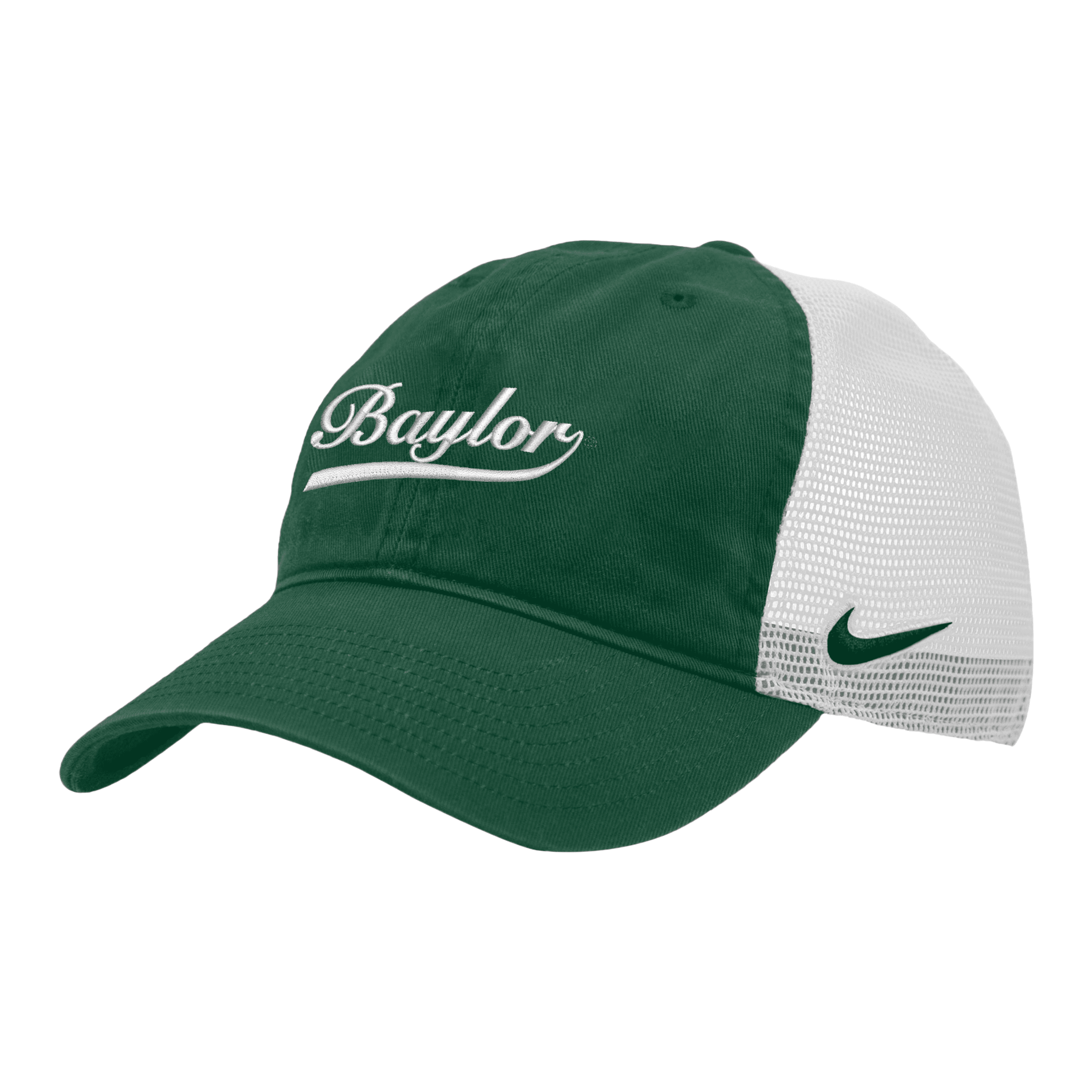 Nike Baylor Heritage86  Unisex College Trucker Hat In Green