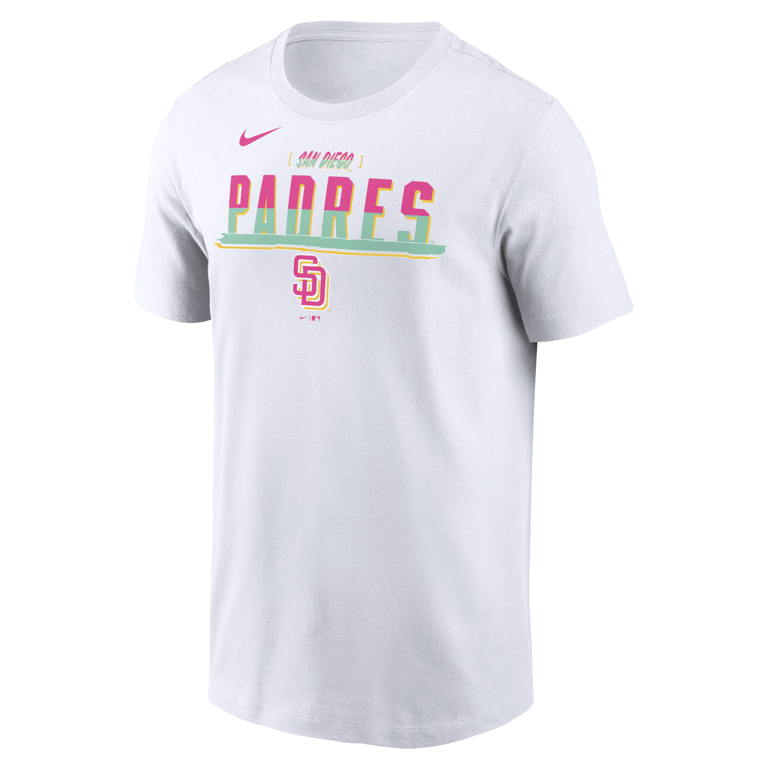 Nike San Diego Padres City Connect  Men's Mlb T-shirt In White