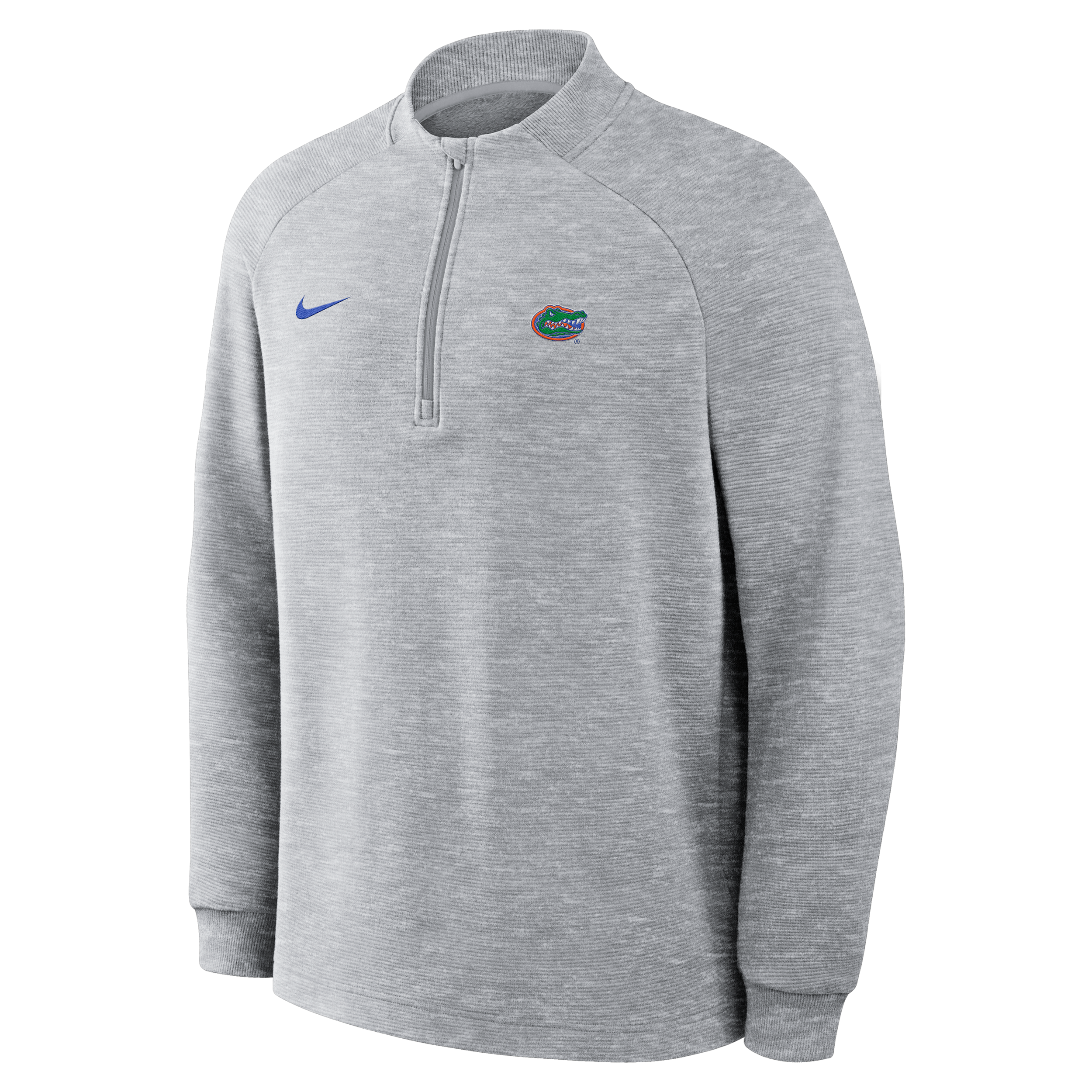 Florida Par Nike Men's Therma-FIT College Half-Zip Pullover in Grey | 068F01HUFN-P8H