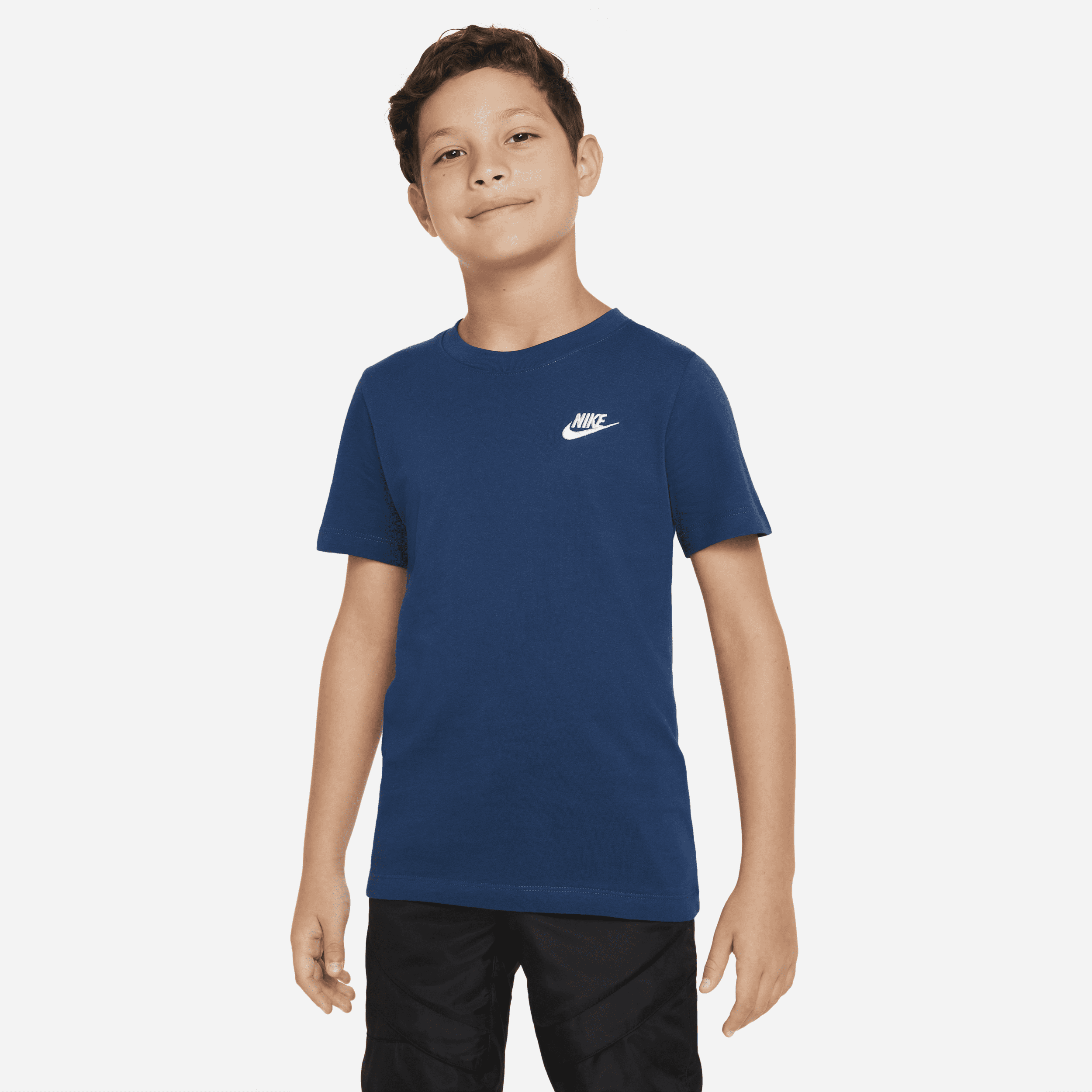 Nike Sportswear Big Kids' T-shirt In Blue