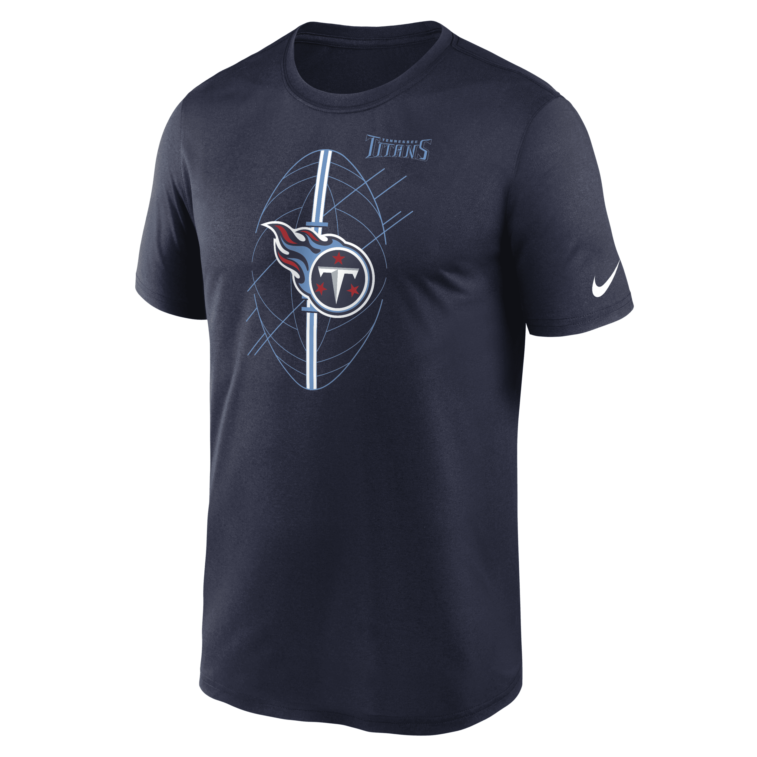 Shop Nike Men's Dri-fit Icon Legend (nfl Tennessee Titans) T-shirt In Blue