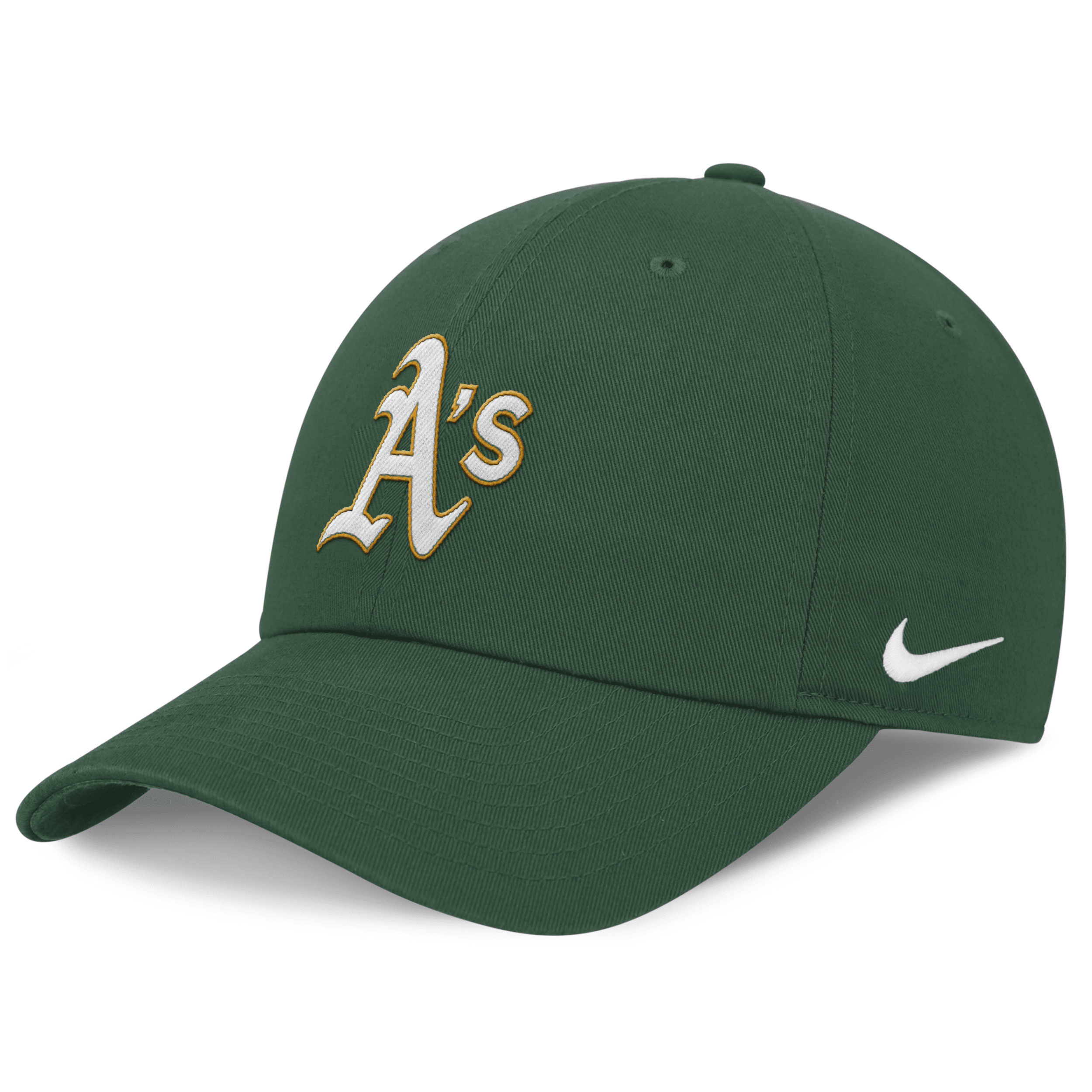 Nike Oakland Athletics Evergreen Club  Men's Mlb Adjustable Hat In Green