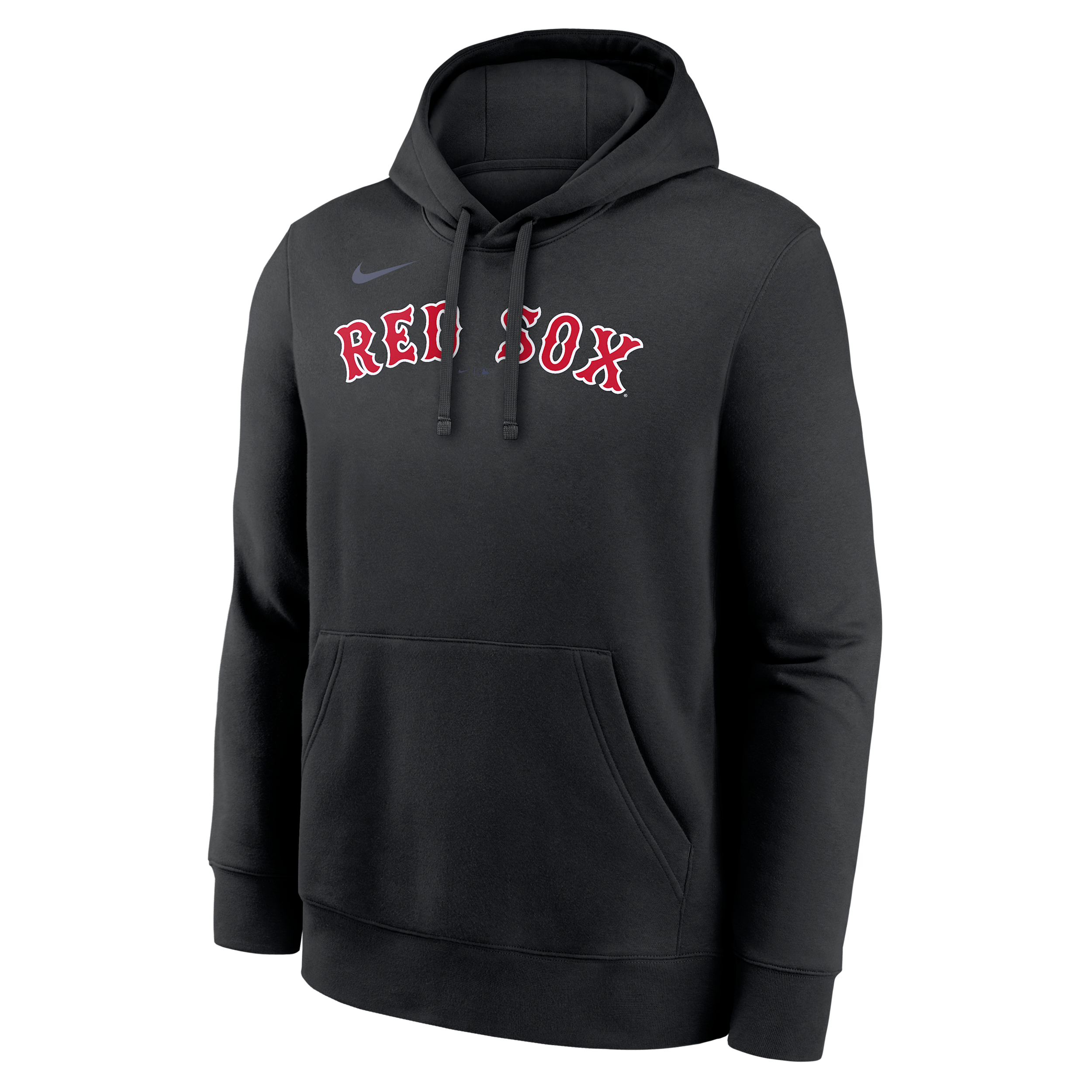 Boston Red Sox Club Nike Men's MLB Pullover Hoodie in Black | NKDK00ABQ-TXY
